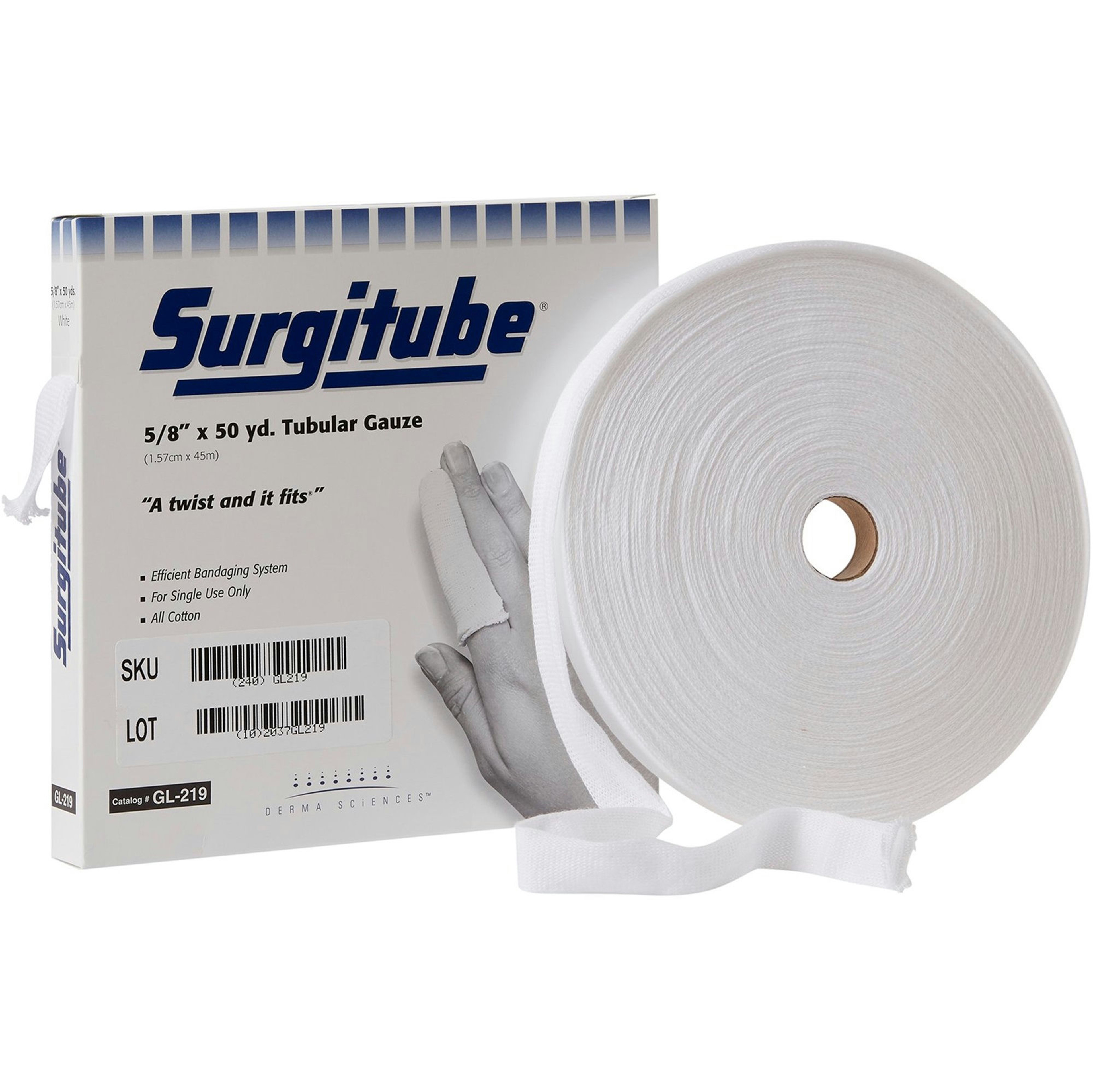 Surgitube Tubular Gauze for Fingers