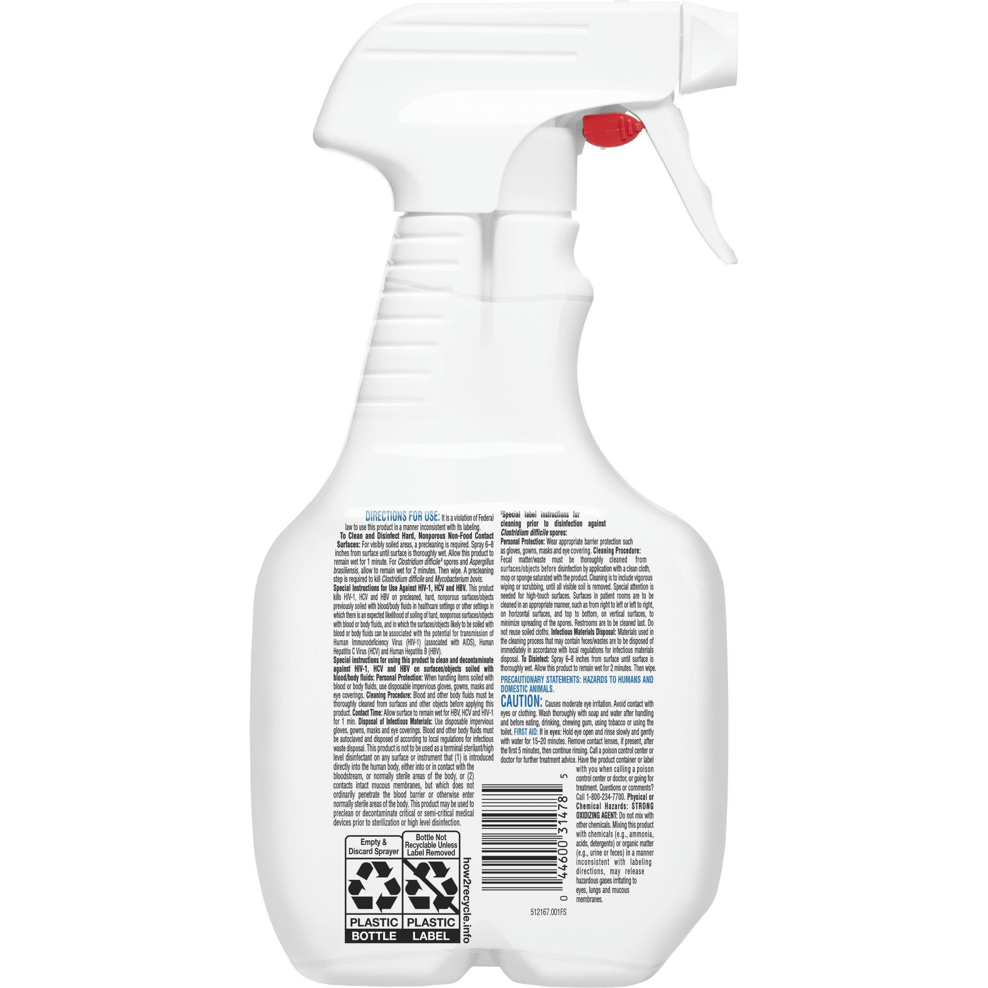 Clorox Healthcare Fuzion Cleaner Disinfectant Spray