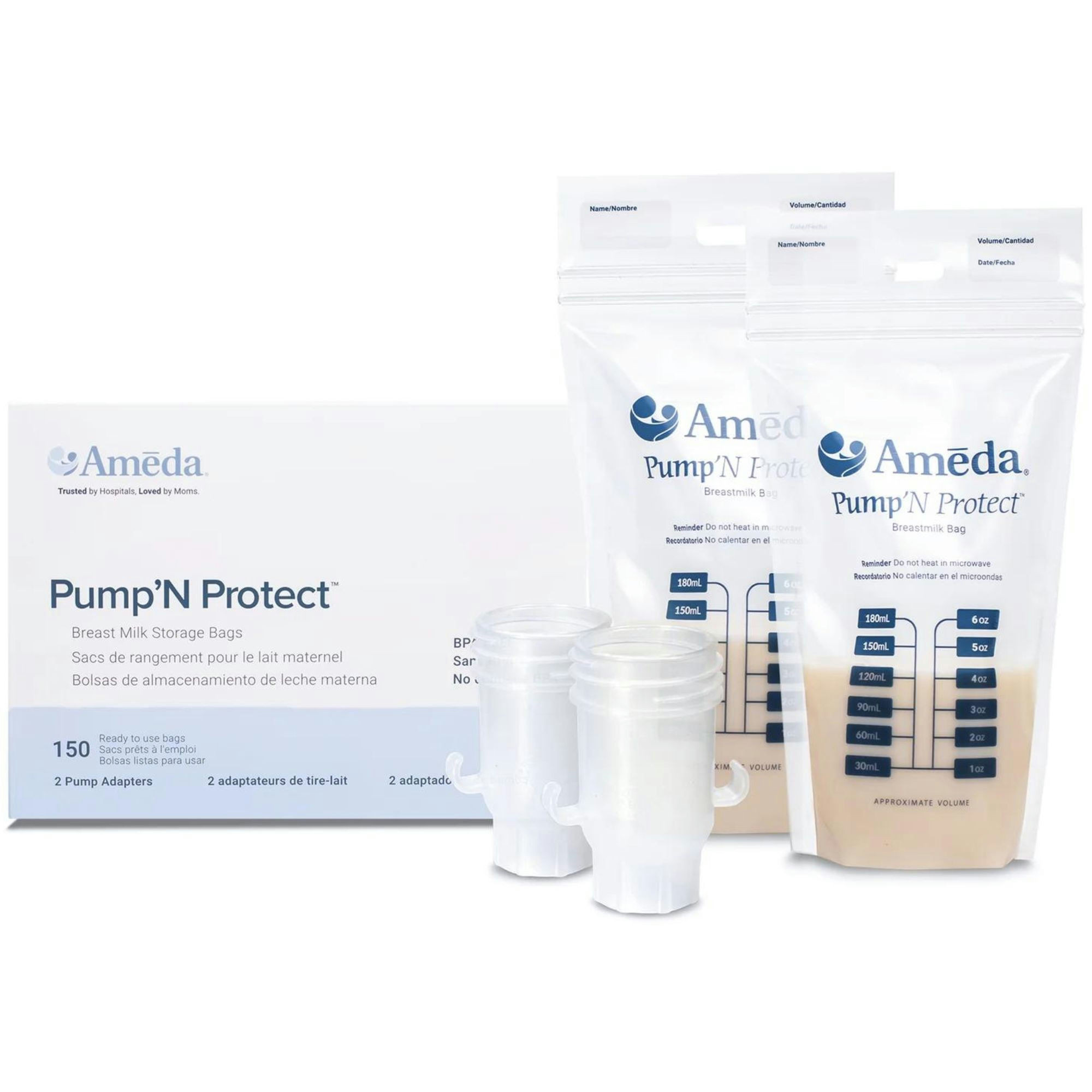 Ameda Pump 'N Protect Milk Storage Bags
