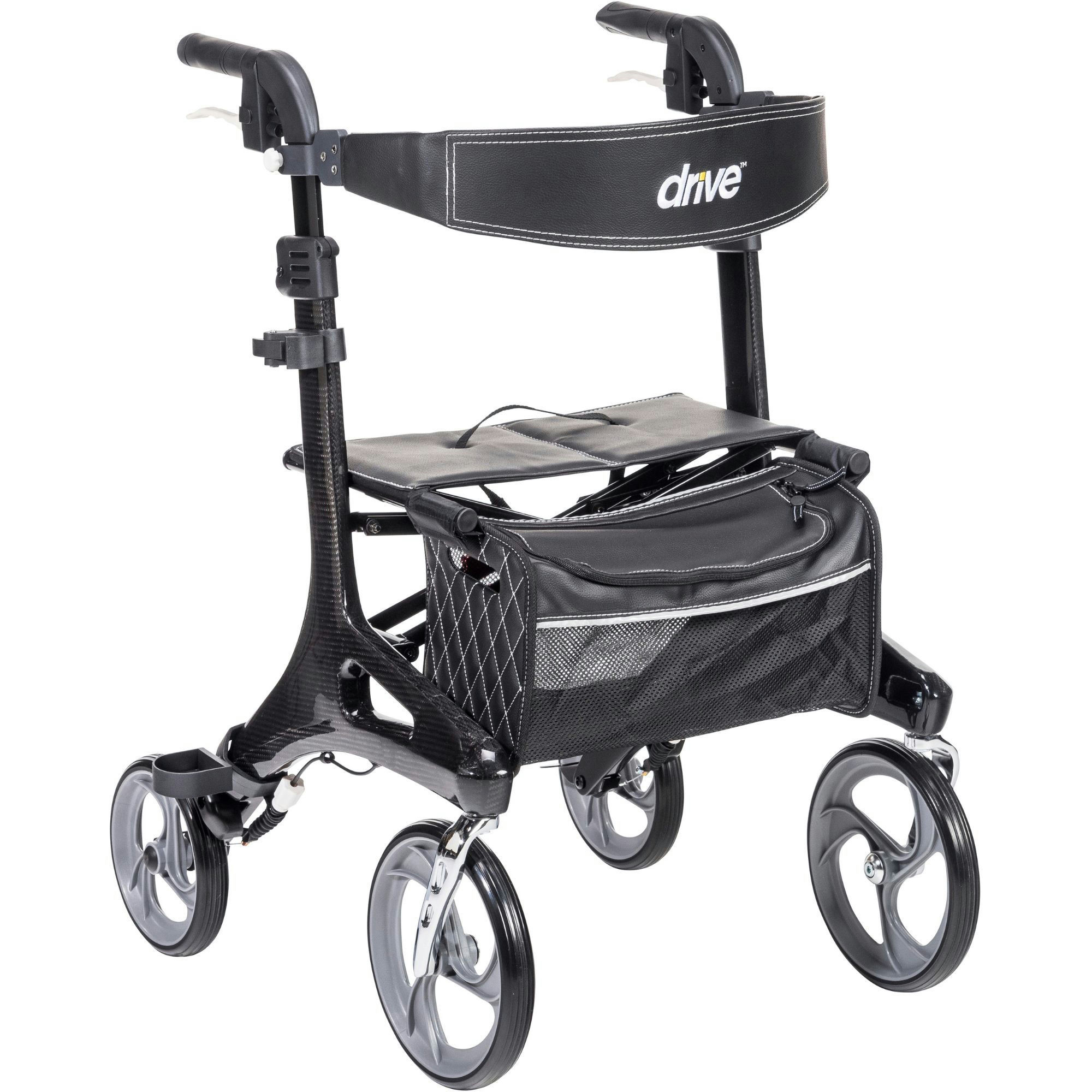 Drive Nitro Elite CF Carbon Fiber Rollator Rolling Walker
