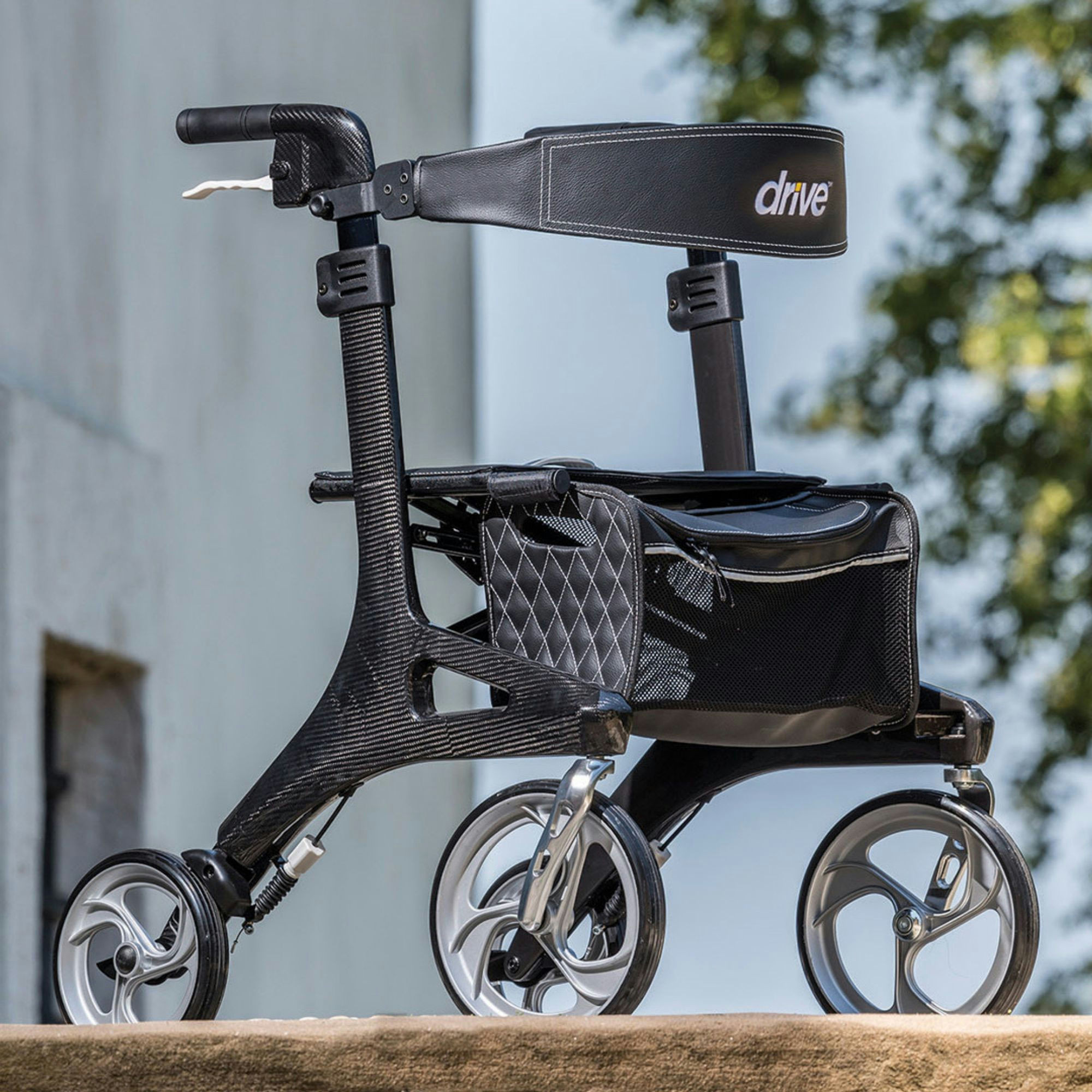 Drive Nitro Elite CF Carbon Fiber Rollator Rolling Walker
