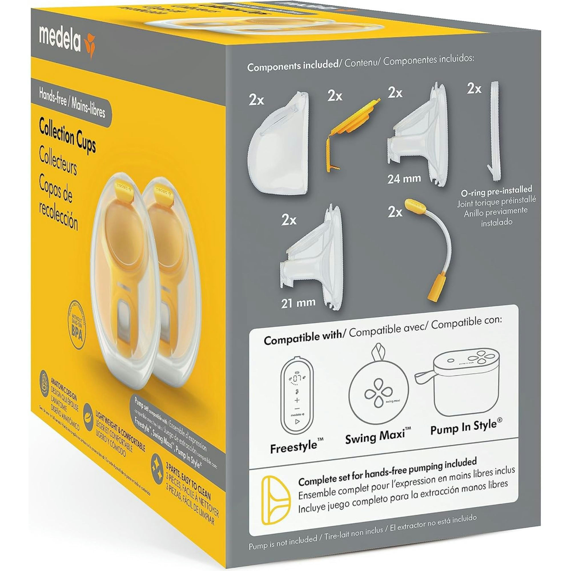 Medela Hands-free Collection Cups for Medela Freestyle