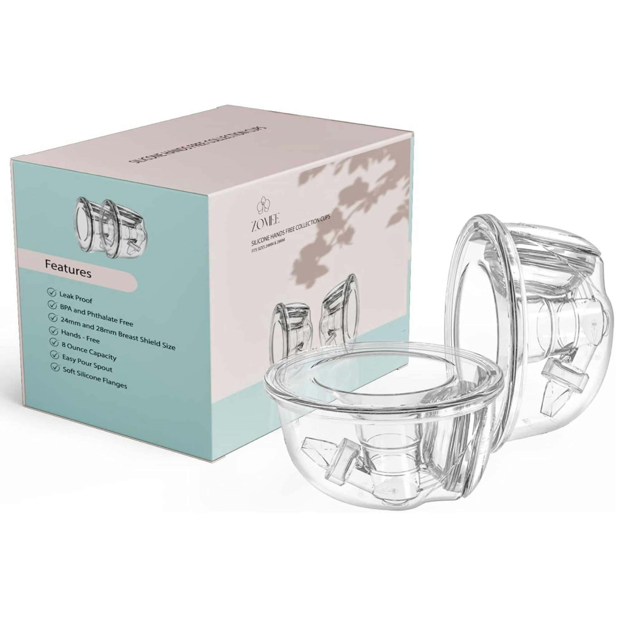 Zomee Hands Free Collection Cups