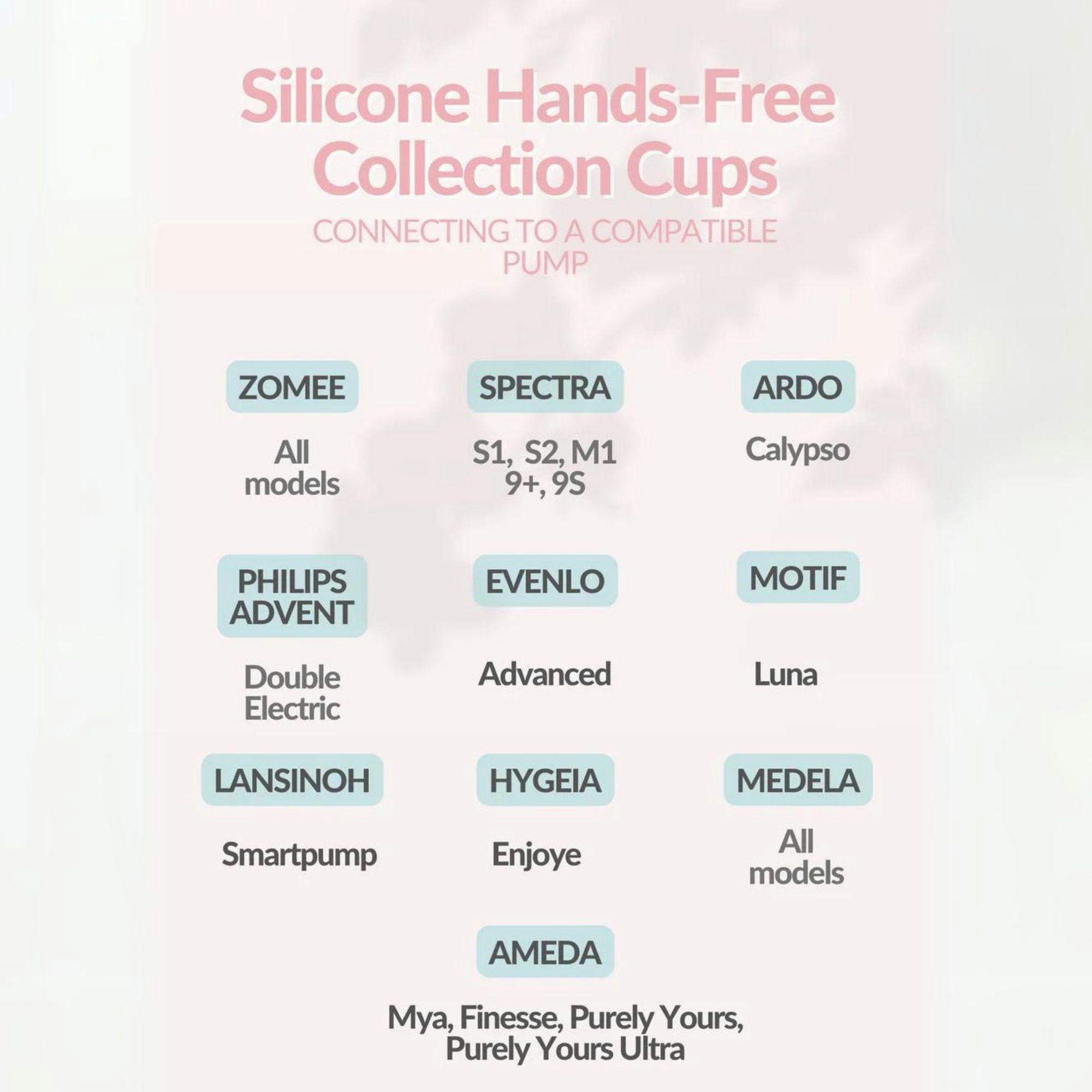 Zomee Hands Free Collection Cups