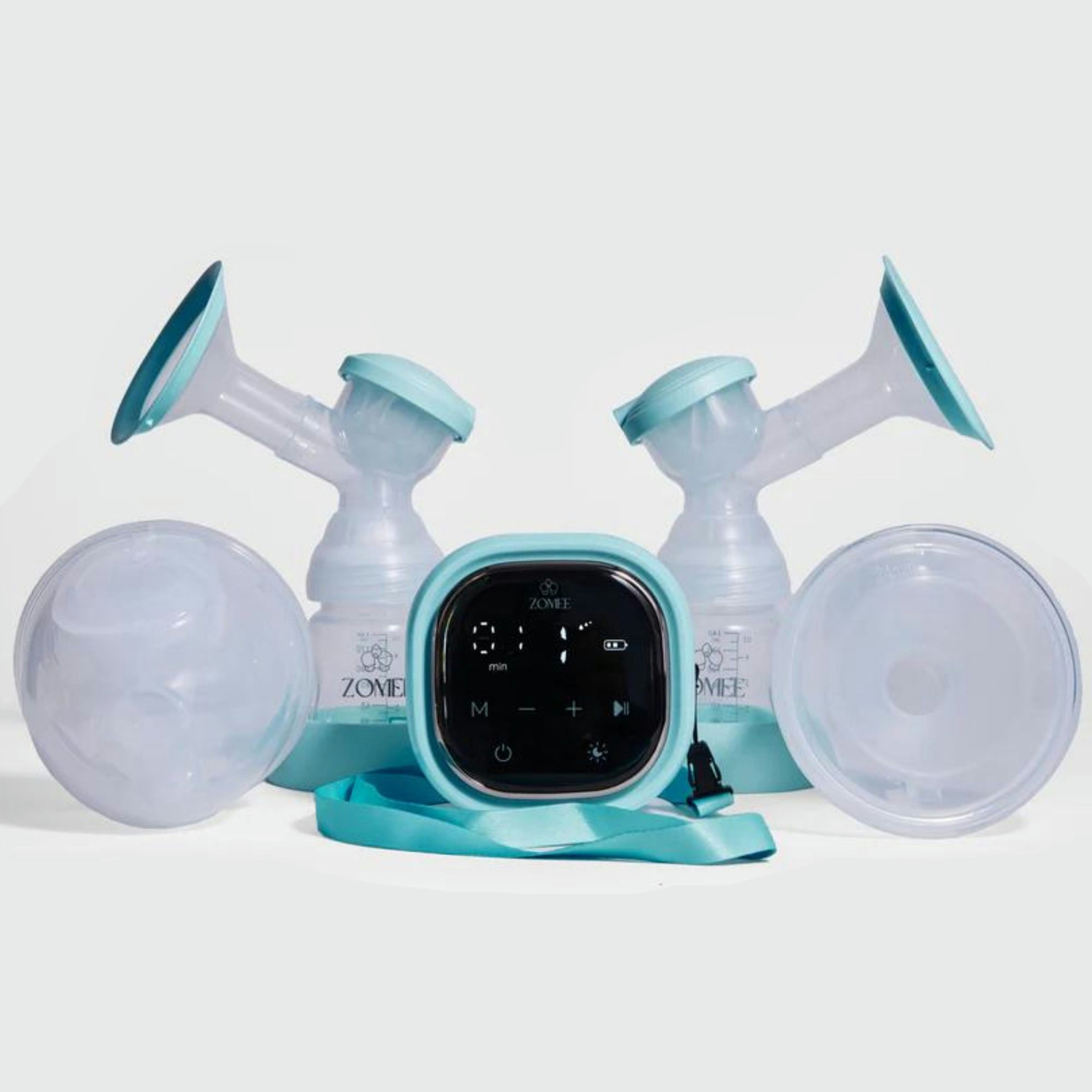 Zomee Z2 Double Electric Breast Pump and Hands Free Collection Cups Bundle