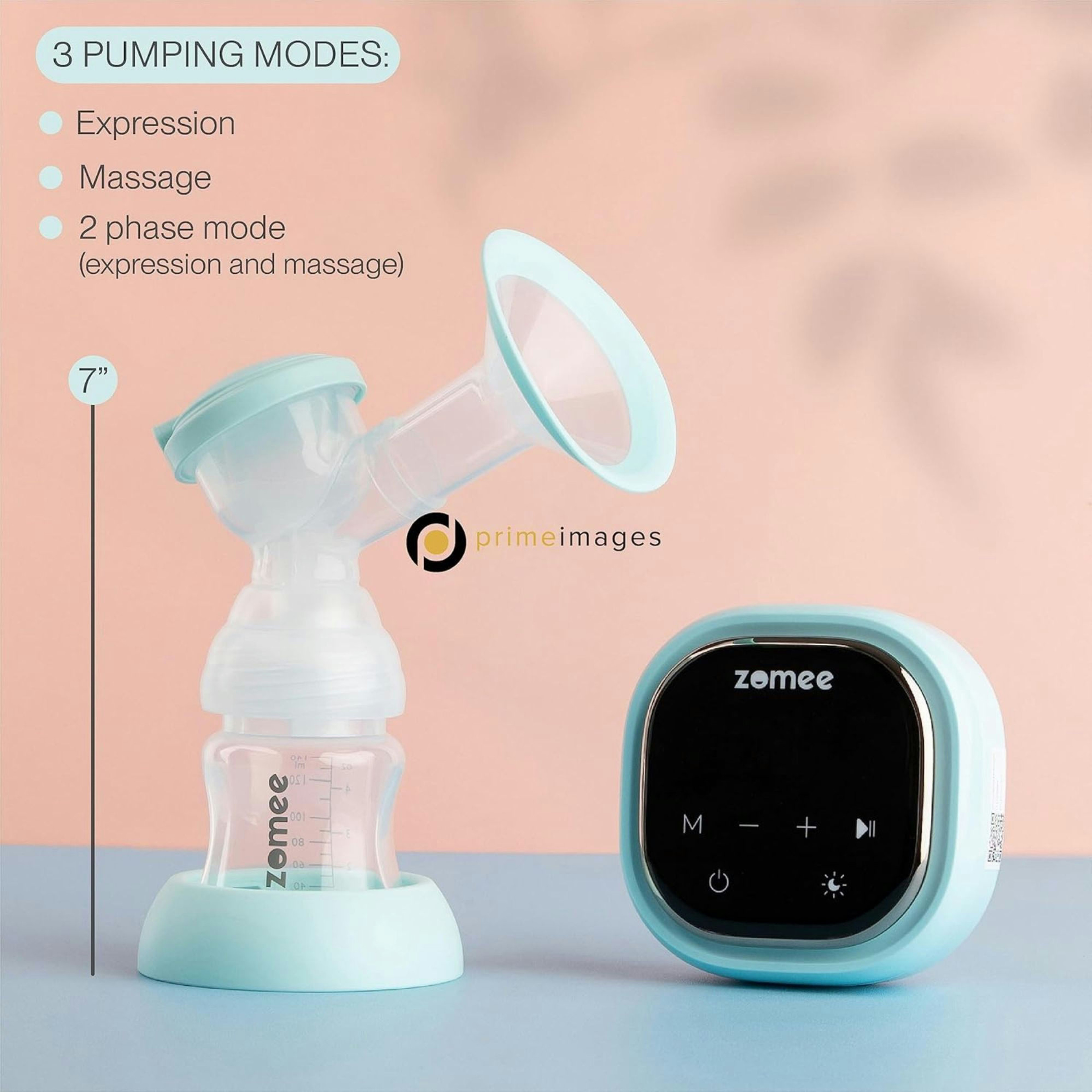 Zomee Z2 Double Electric Breast Pump and Hands Free
