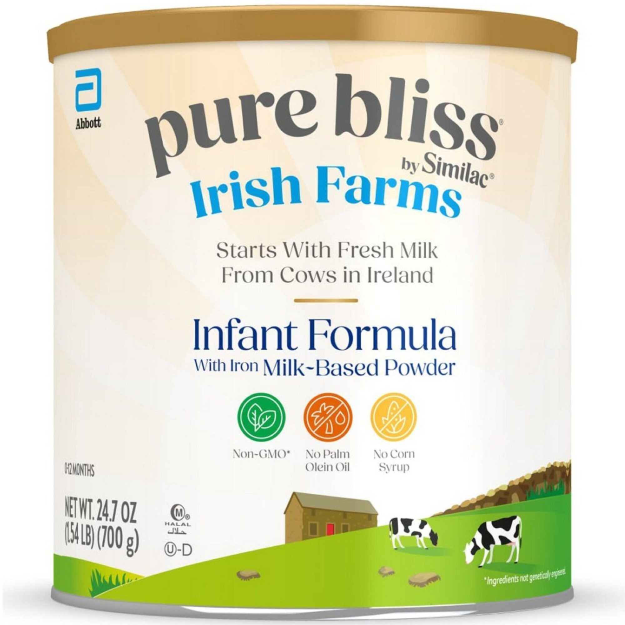 Similac Pure Bliss Irish Farms Infant Formula with Iron