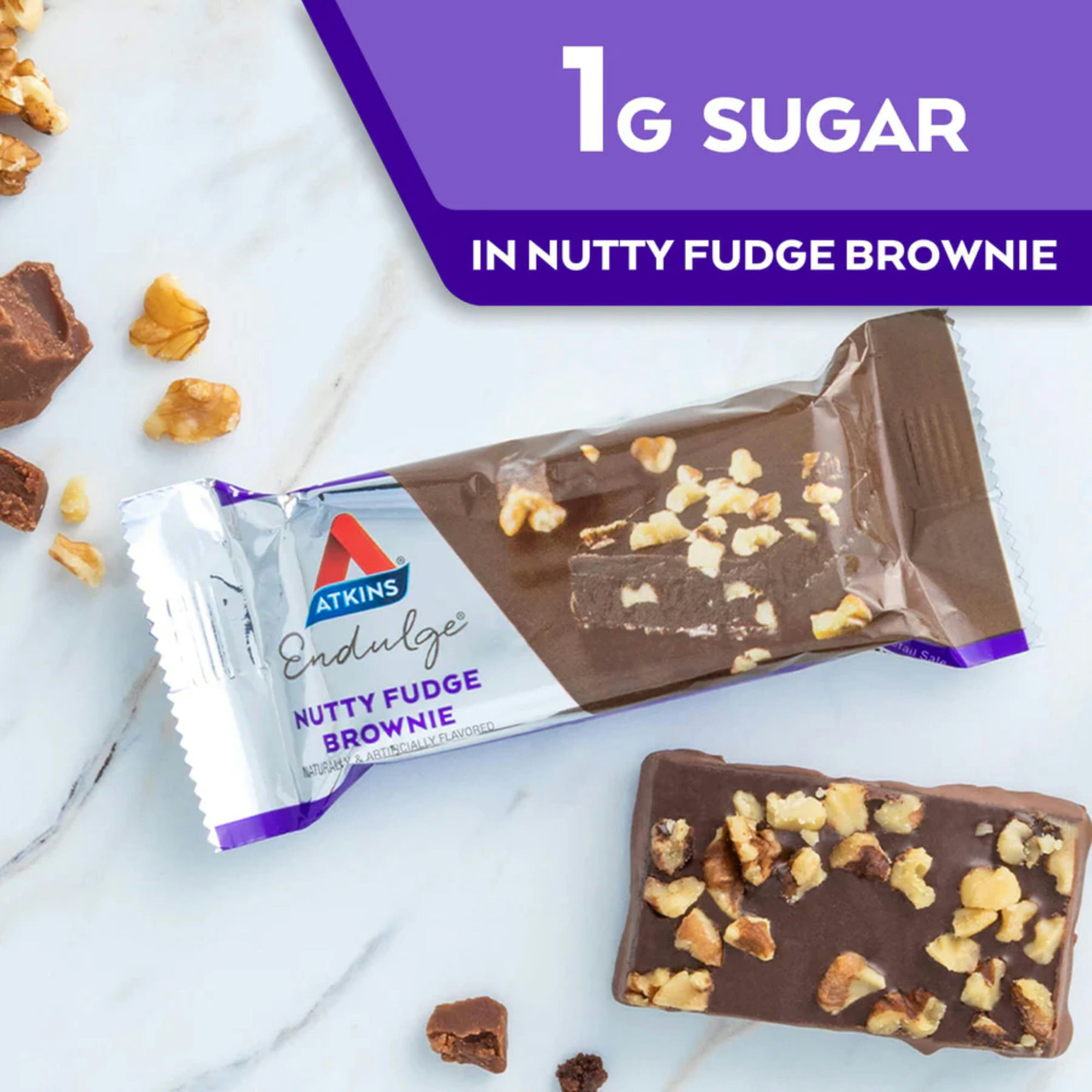 Atkins Endulge Nutty Fudge Brownie Treat