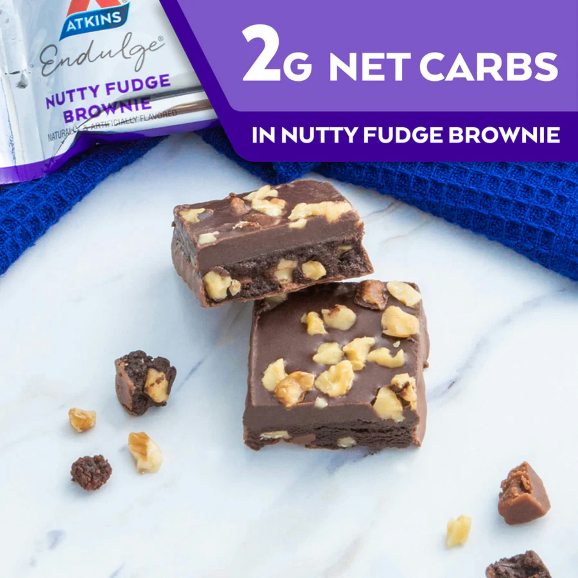 Atkins Endulge Nutty Fudge Brownie Treat
