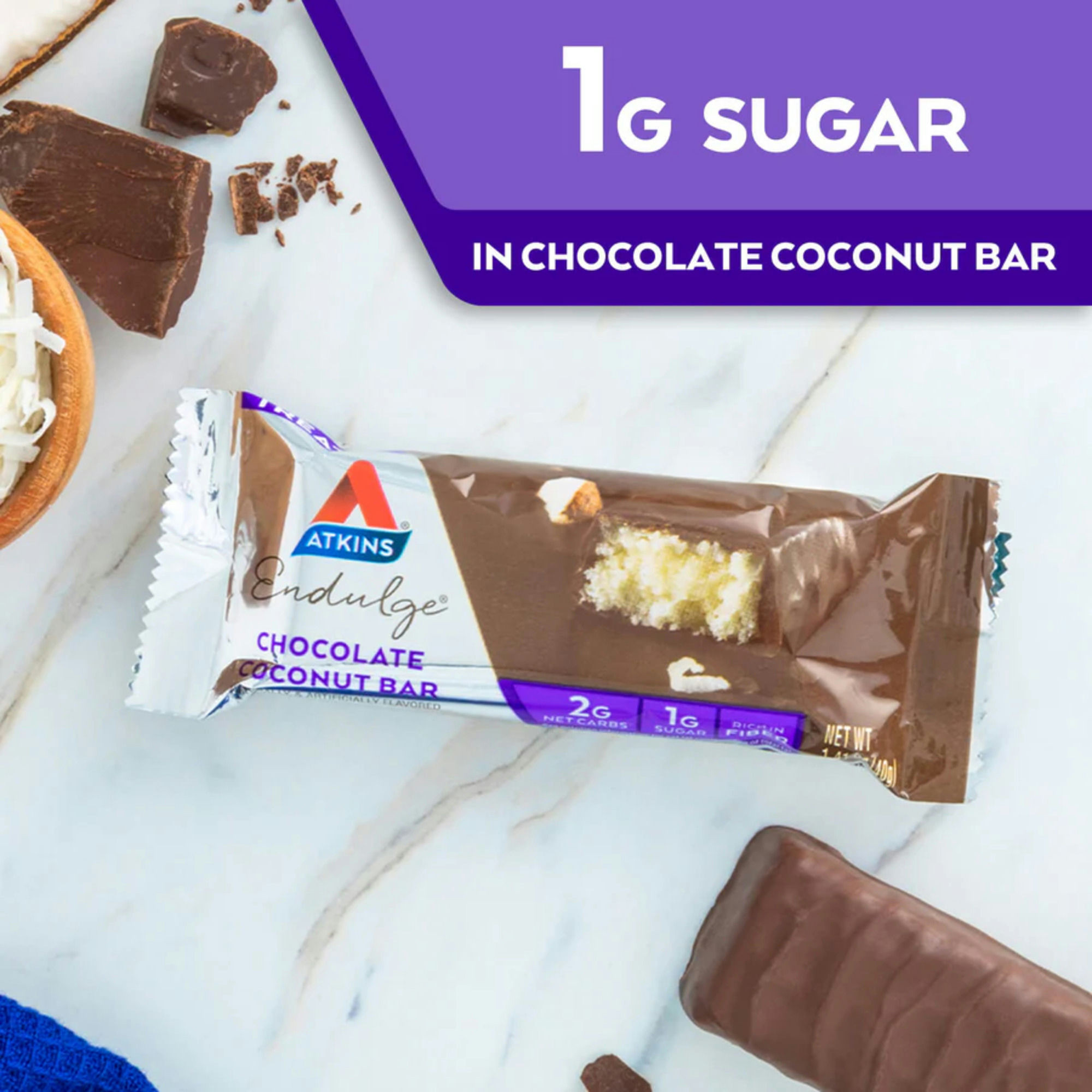 Atkins Endulge Chocolate Coconut Bar Treat