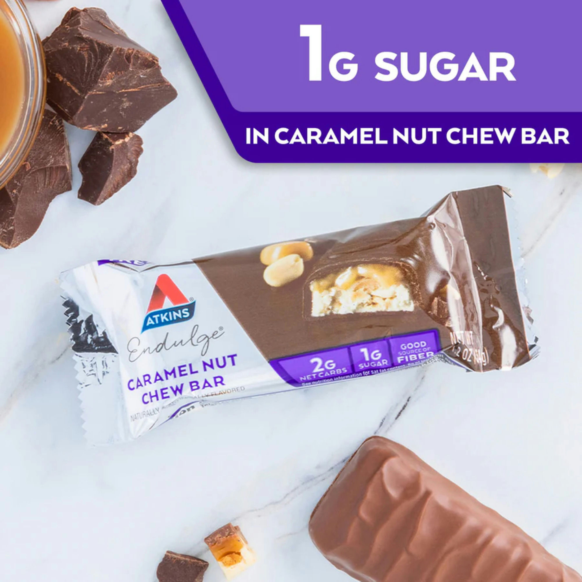Atkins Endulge Caramel Nut Chew Treat