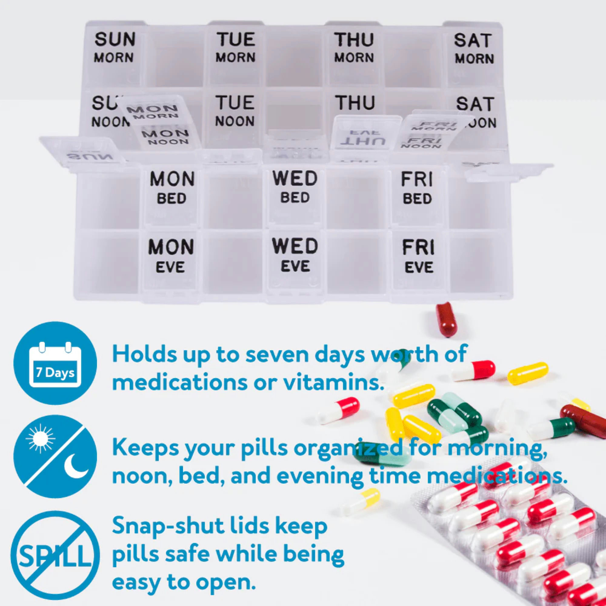 Apex MediPlanner Deluxe Pill Organizer