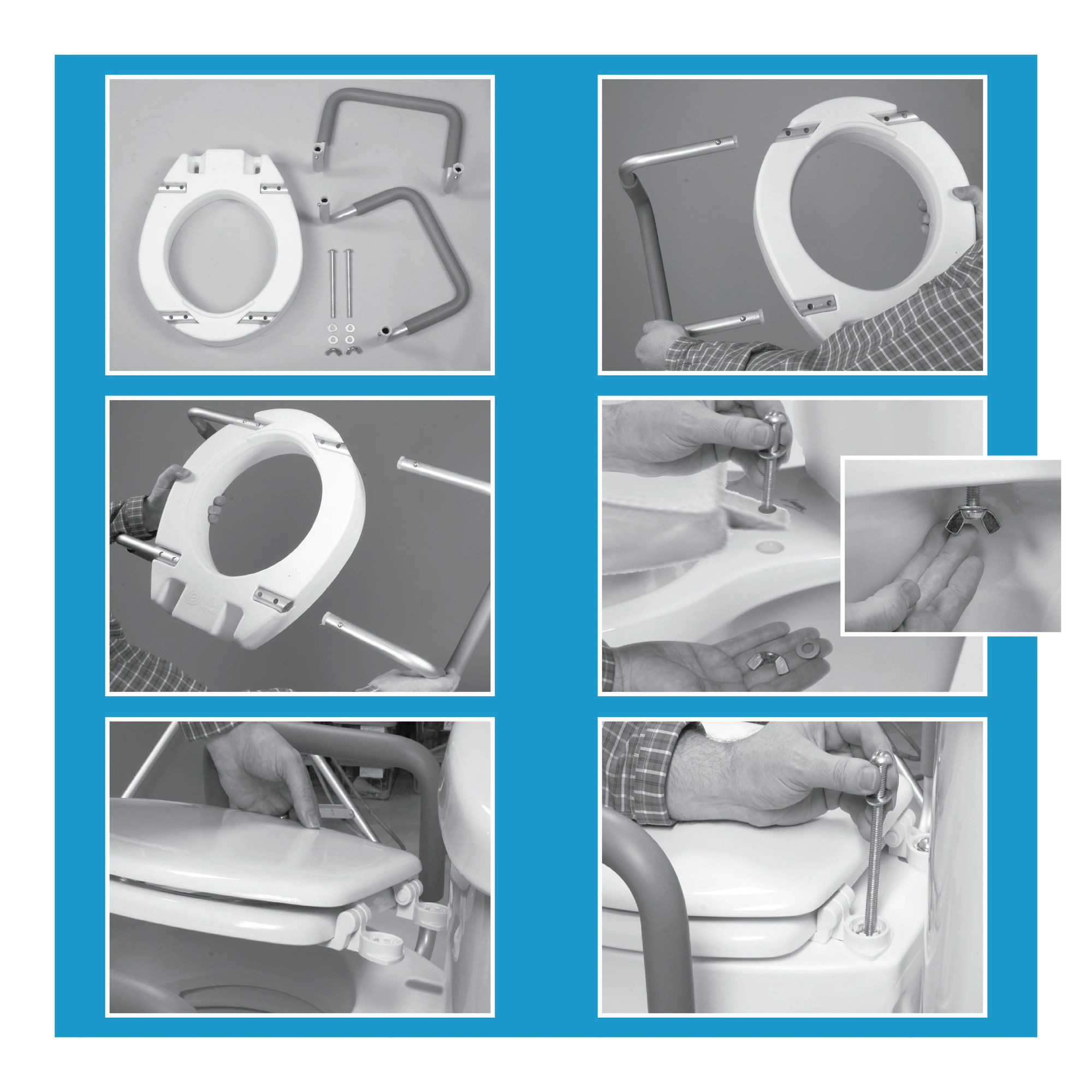 Carex Toilet Seat Elevator with Handles