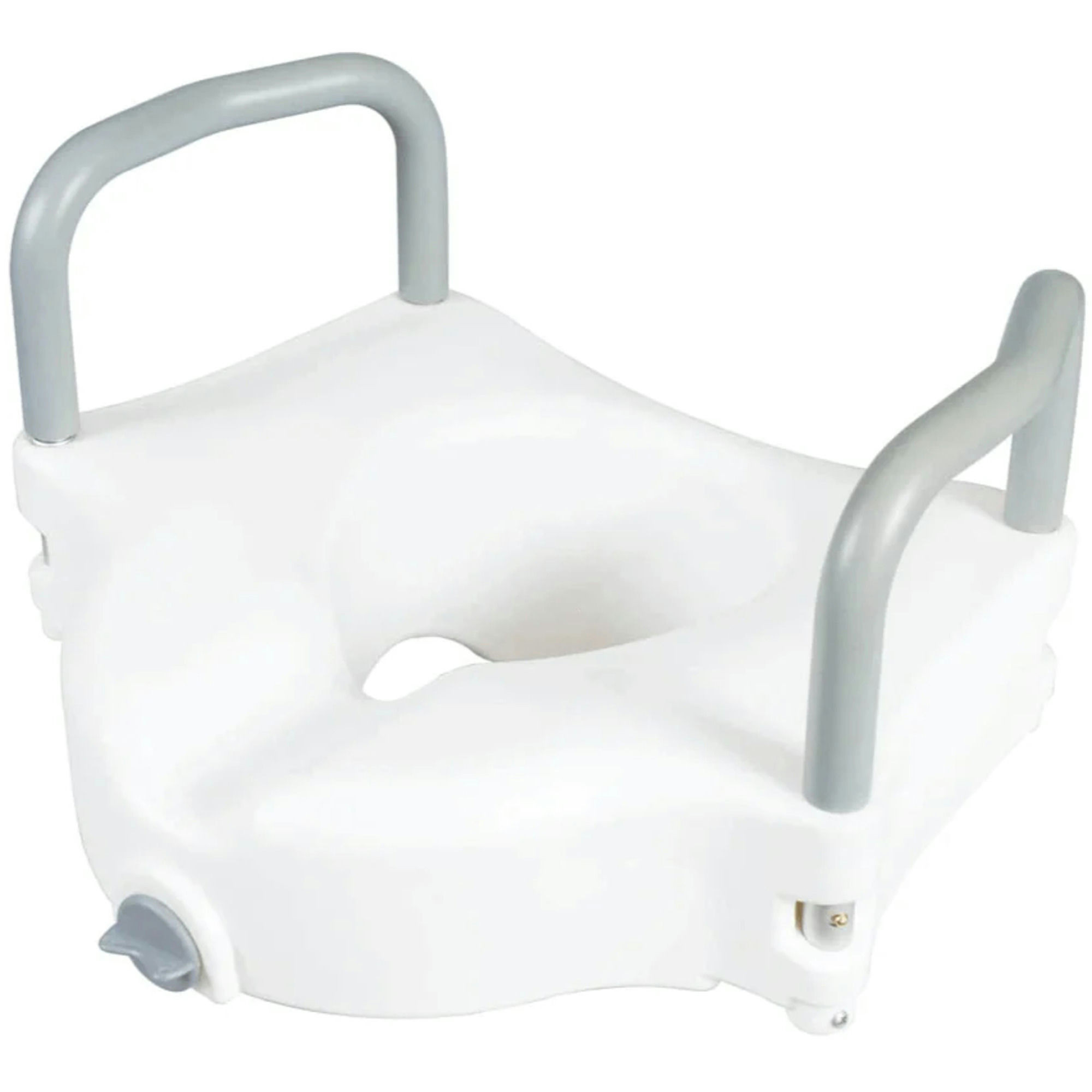 Carex Classics Raised Toilet Seat with Armrests