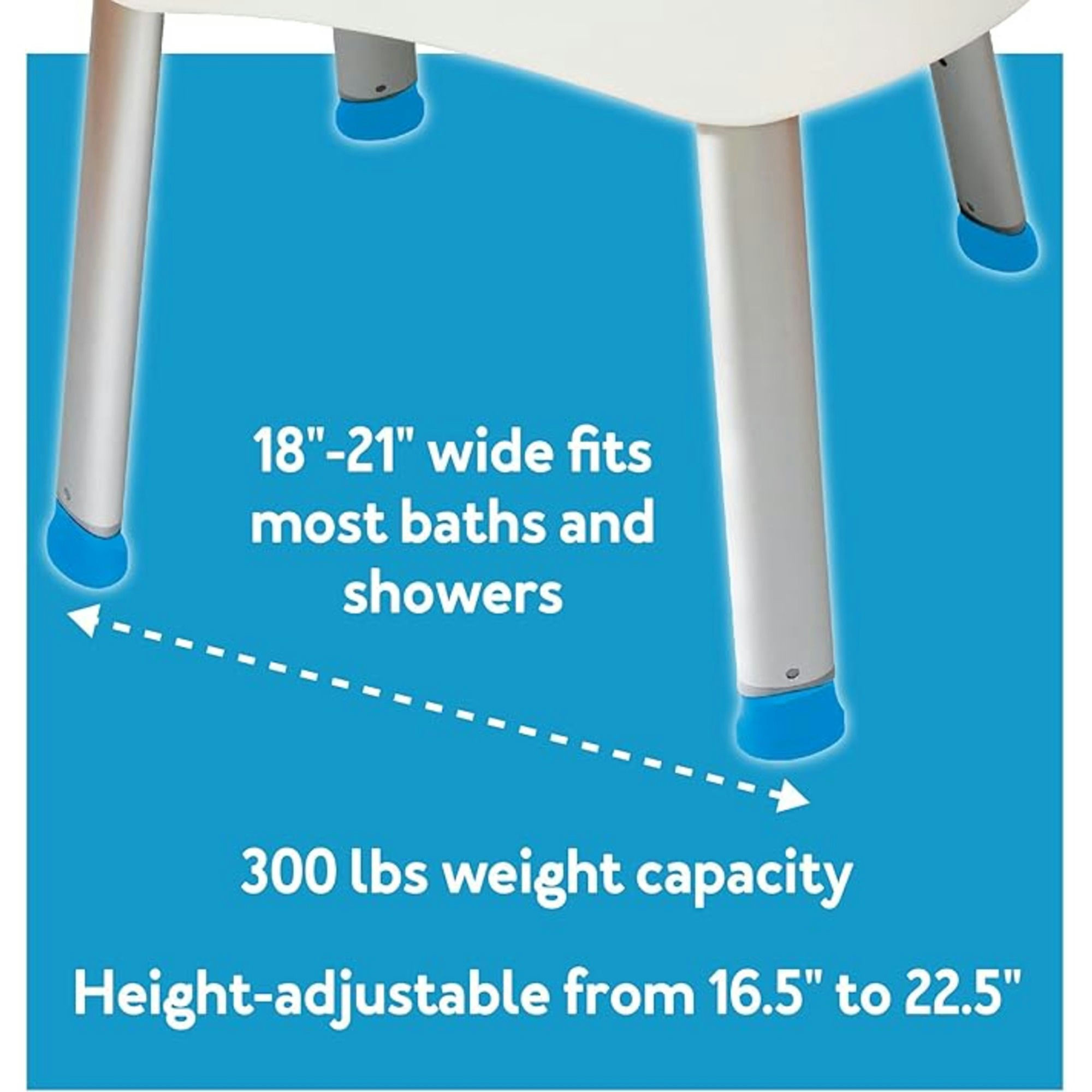 Carex E-Z Bath & Shower Seat with Handles