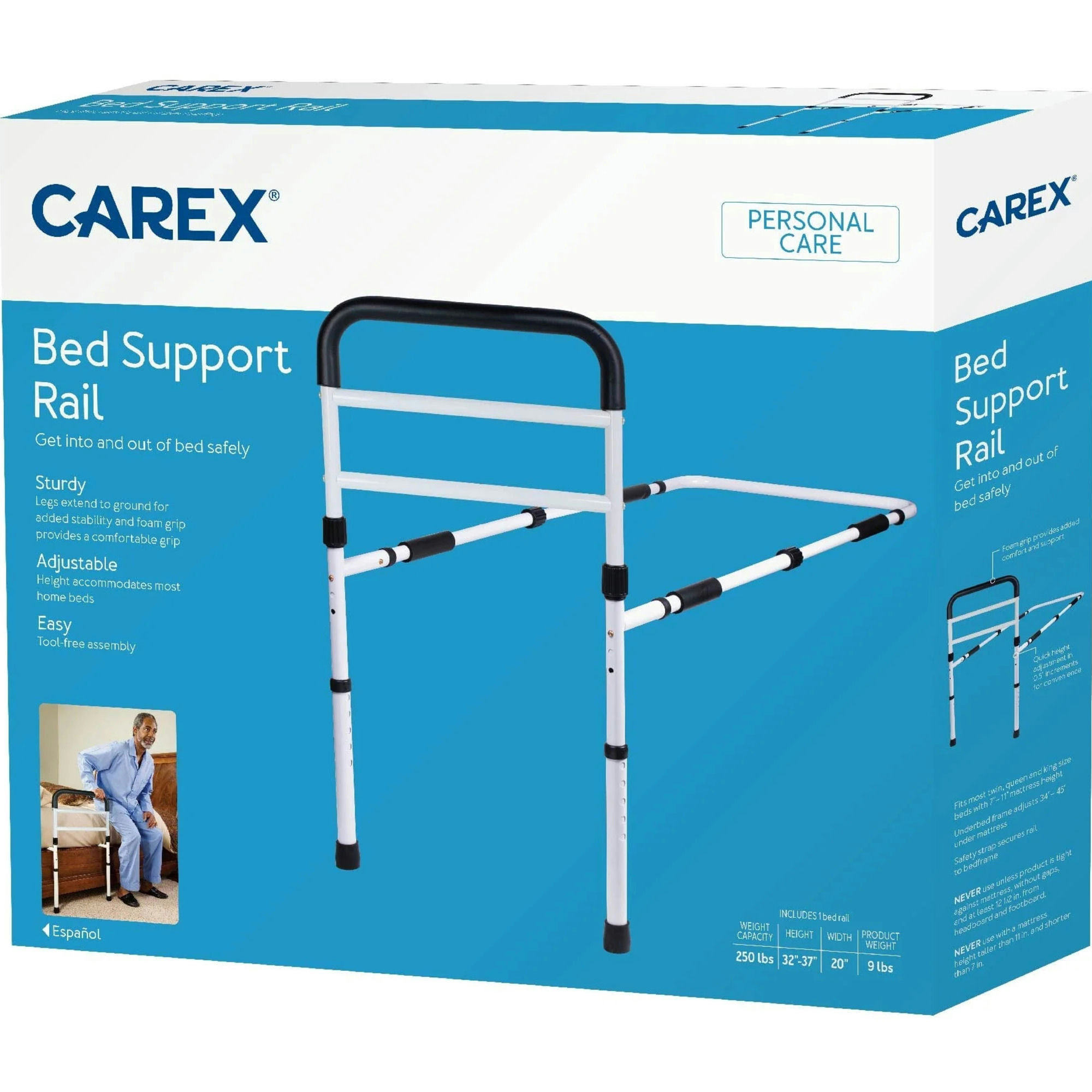 Carex Bed Support Rail