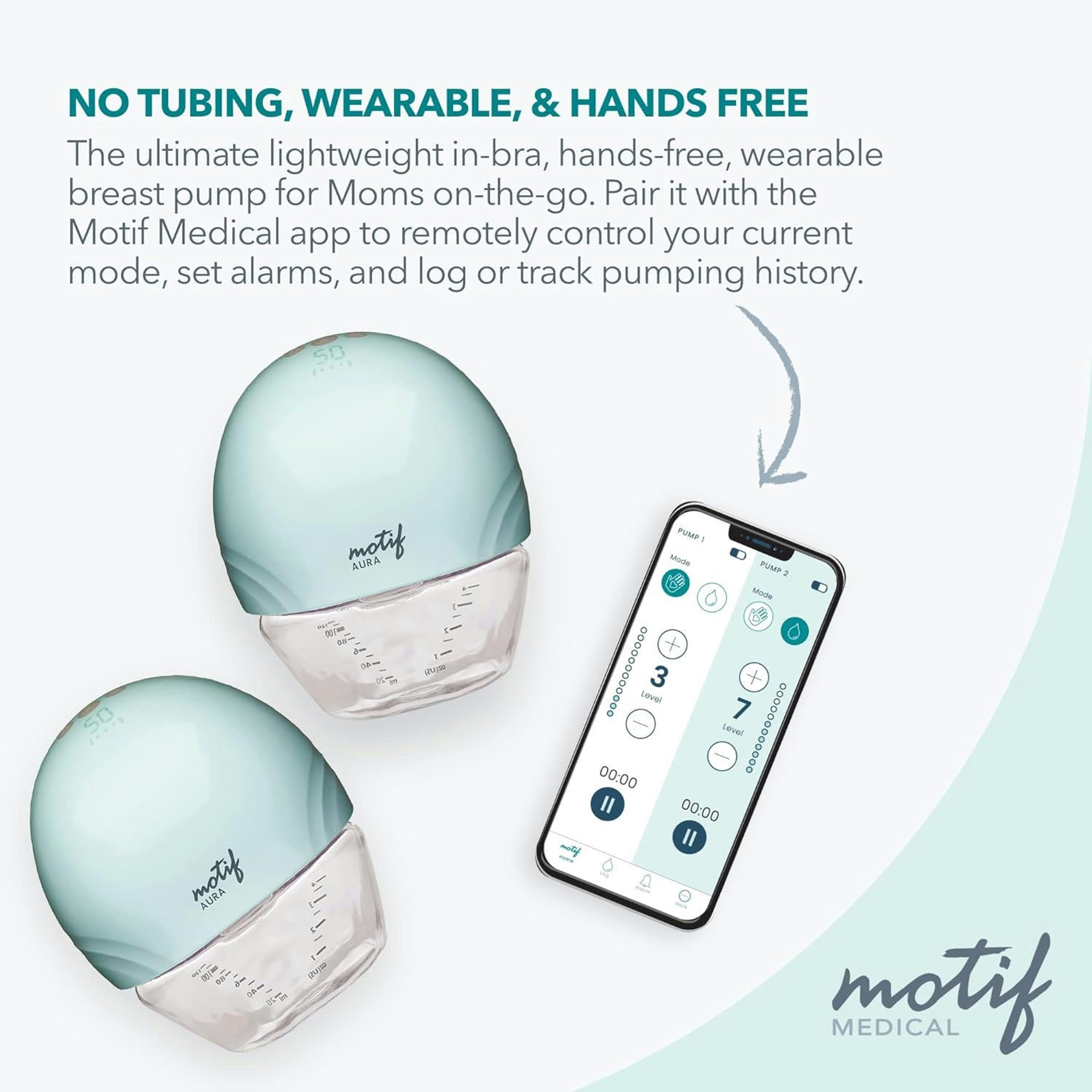 Motif Aura Hands-Free Double Electric Breast Pump