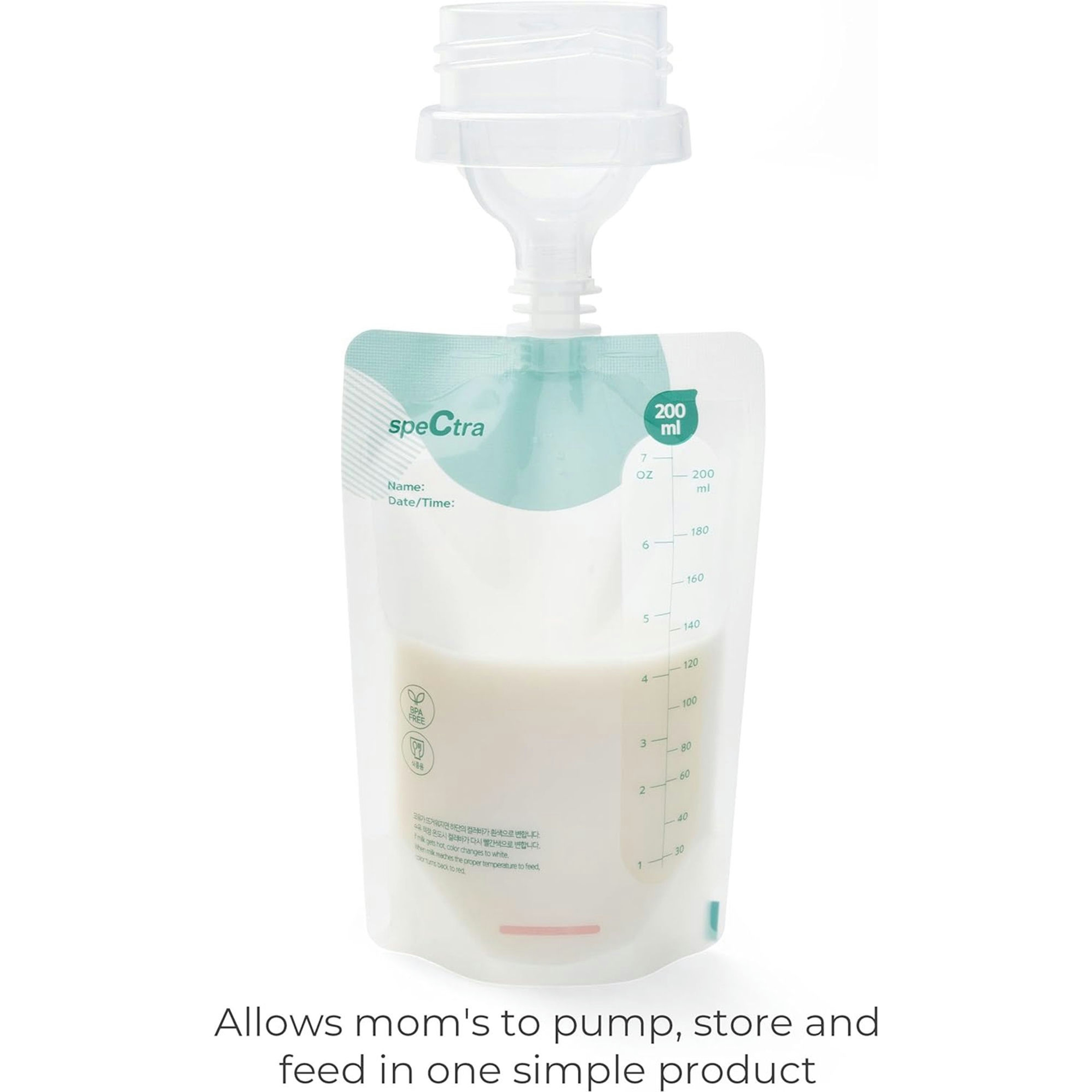 Spectra Simple Store Milk Collection Bags Starter Kit