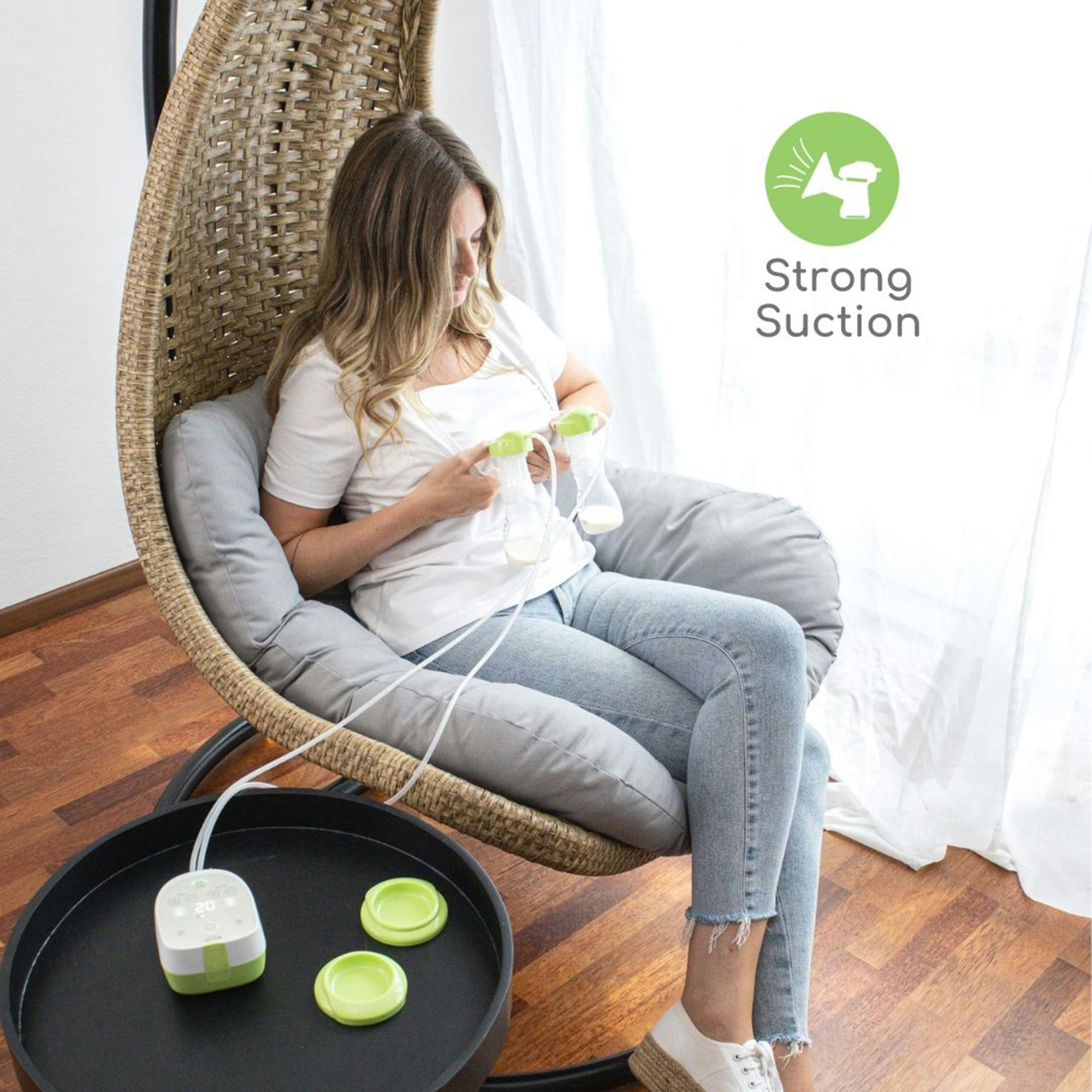 Ardo Alyssa Double Plus Electric Breast Pump with Manual Pump Handle