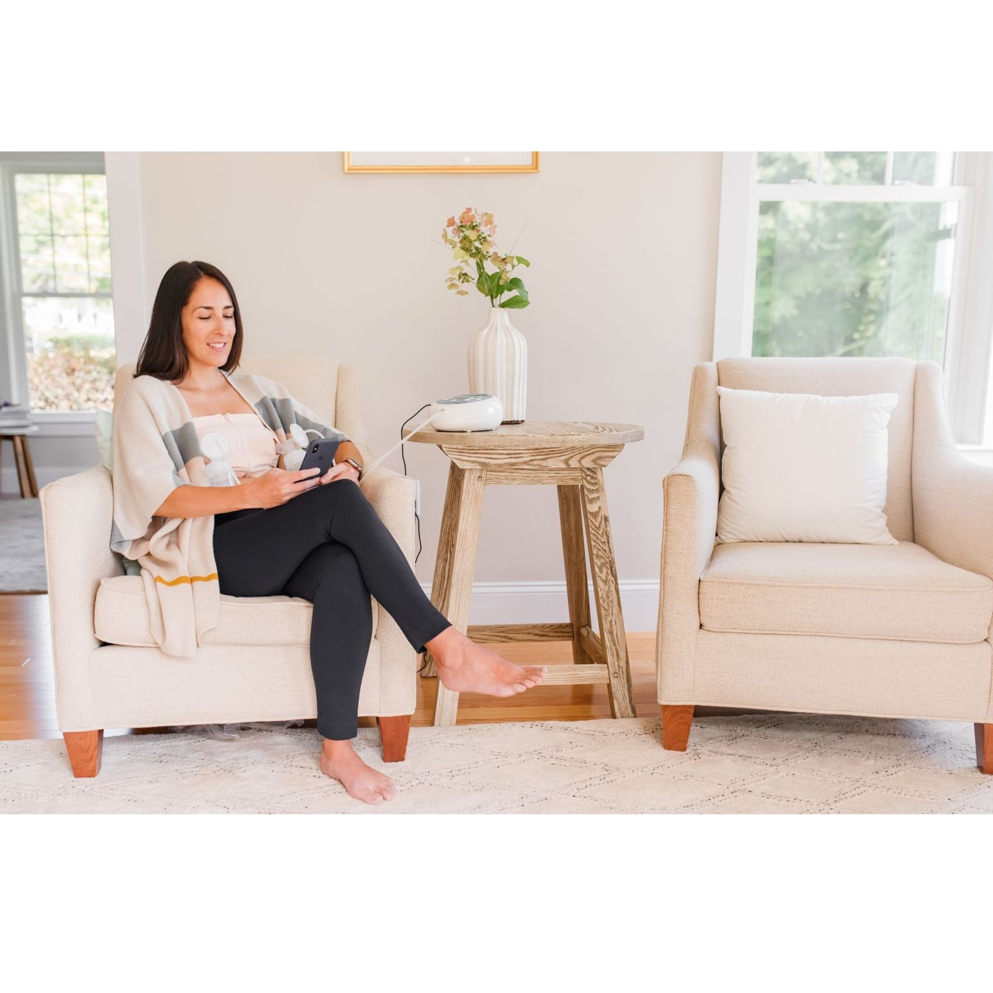 Cimilre P1 Portable Double Electric and Rechargeable Breast Pump