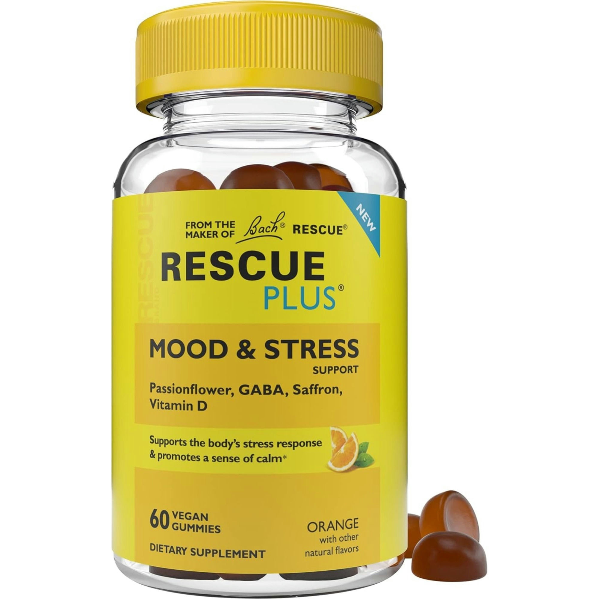 Bach Rescue Plus Mood & Stress Support Gummies