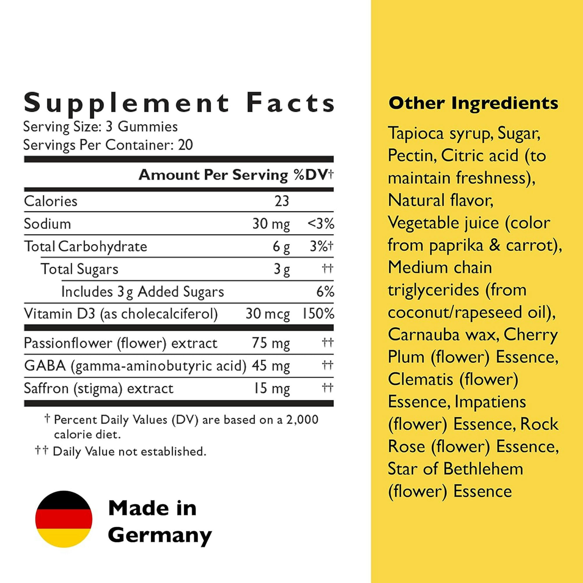 Bach Rescue Plus Mood & Stress Support Gummies