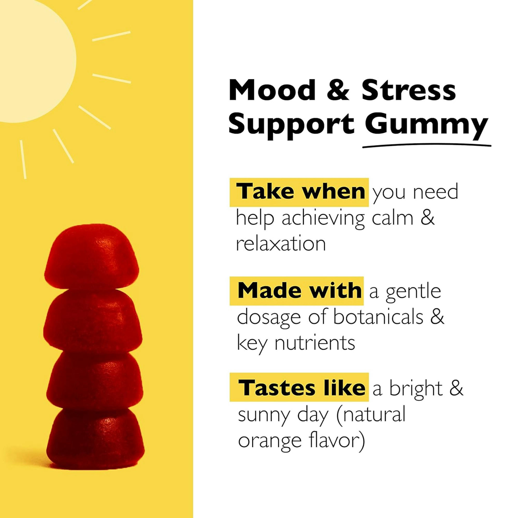 Bach Rescue Plus Mood & Stress Support Gummies