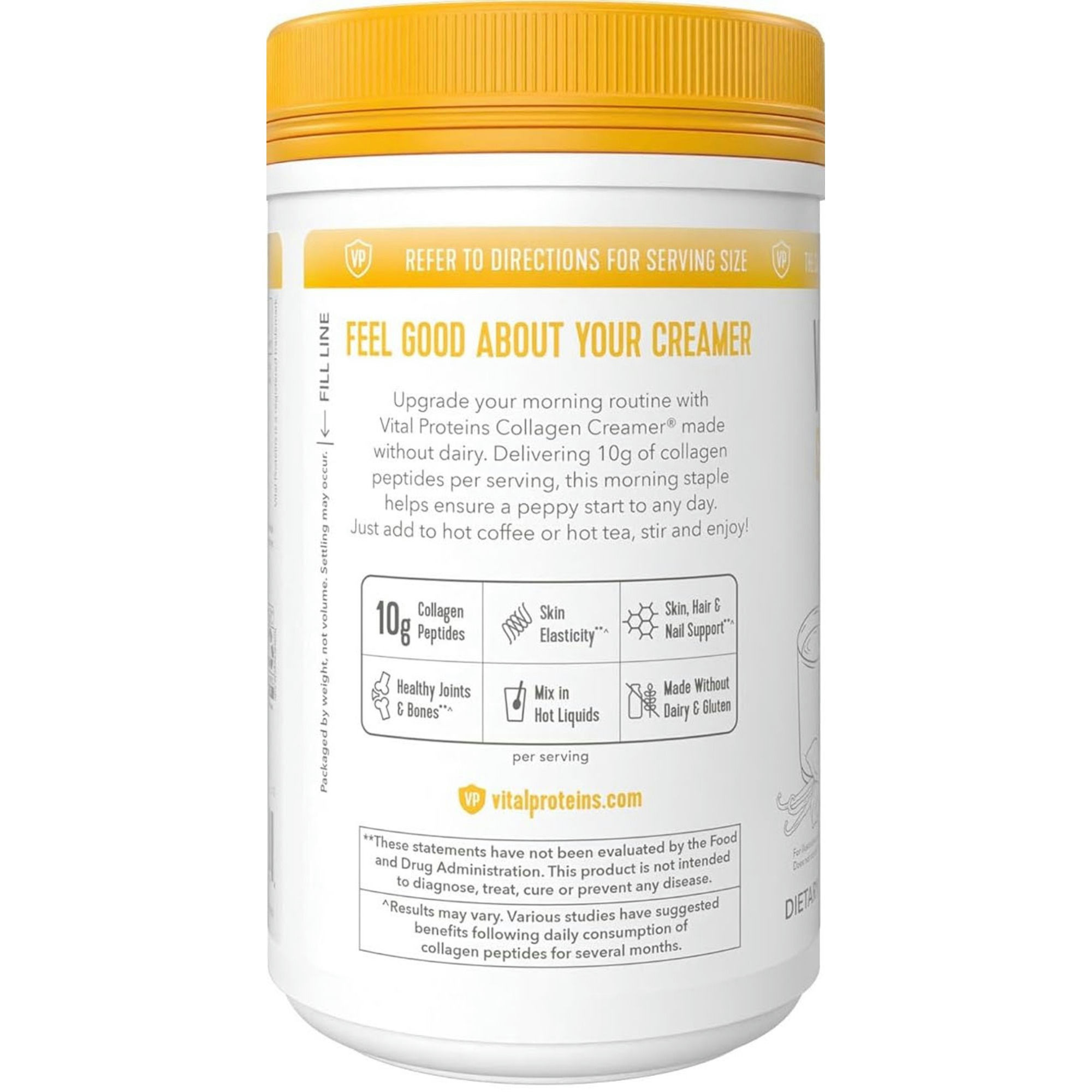 Vital Proteins Collagen Creamer Dietary Supplement