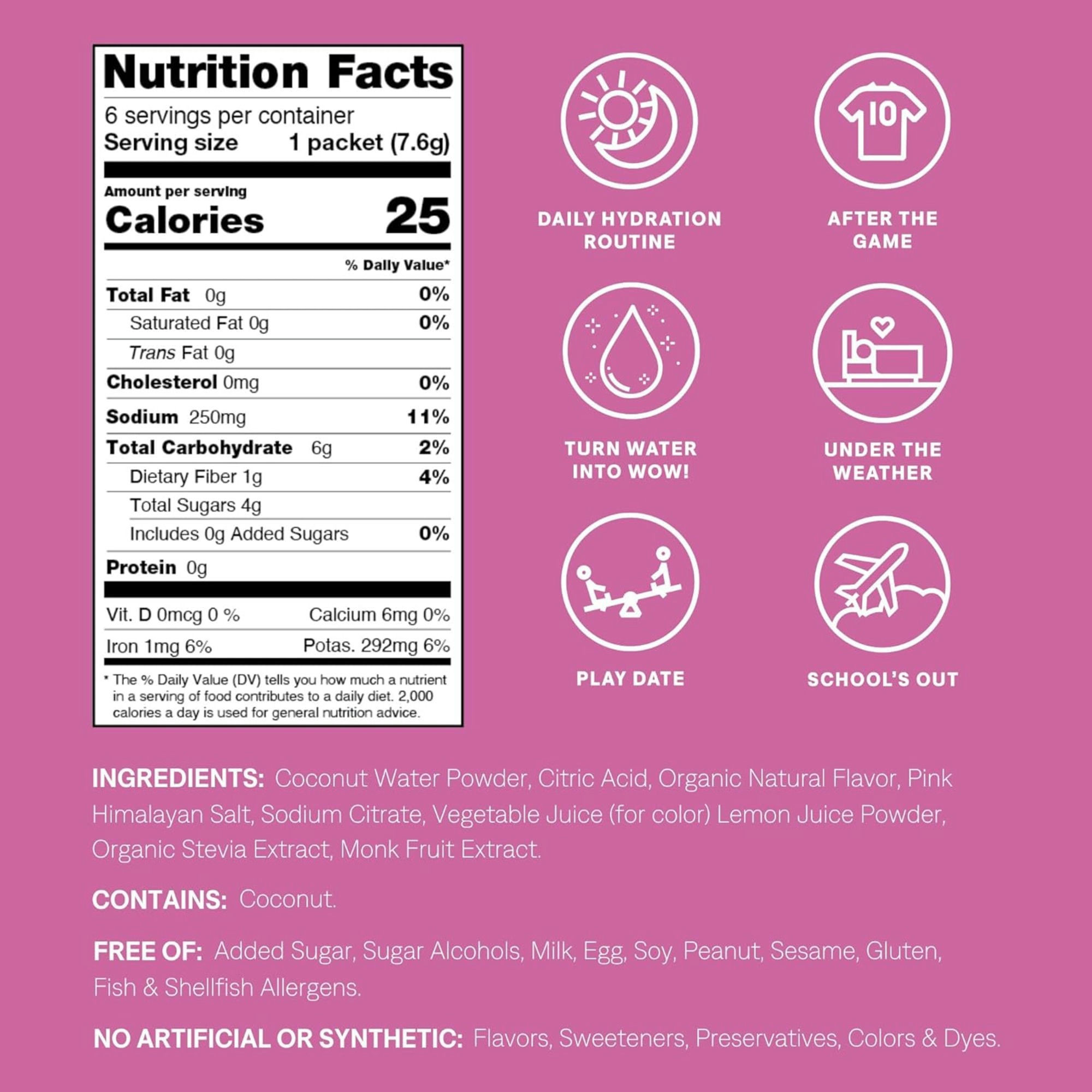 Cure Hydration Kids Electrolyte Drink Mix