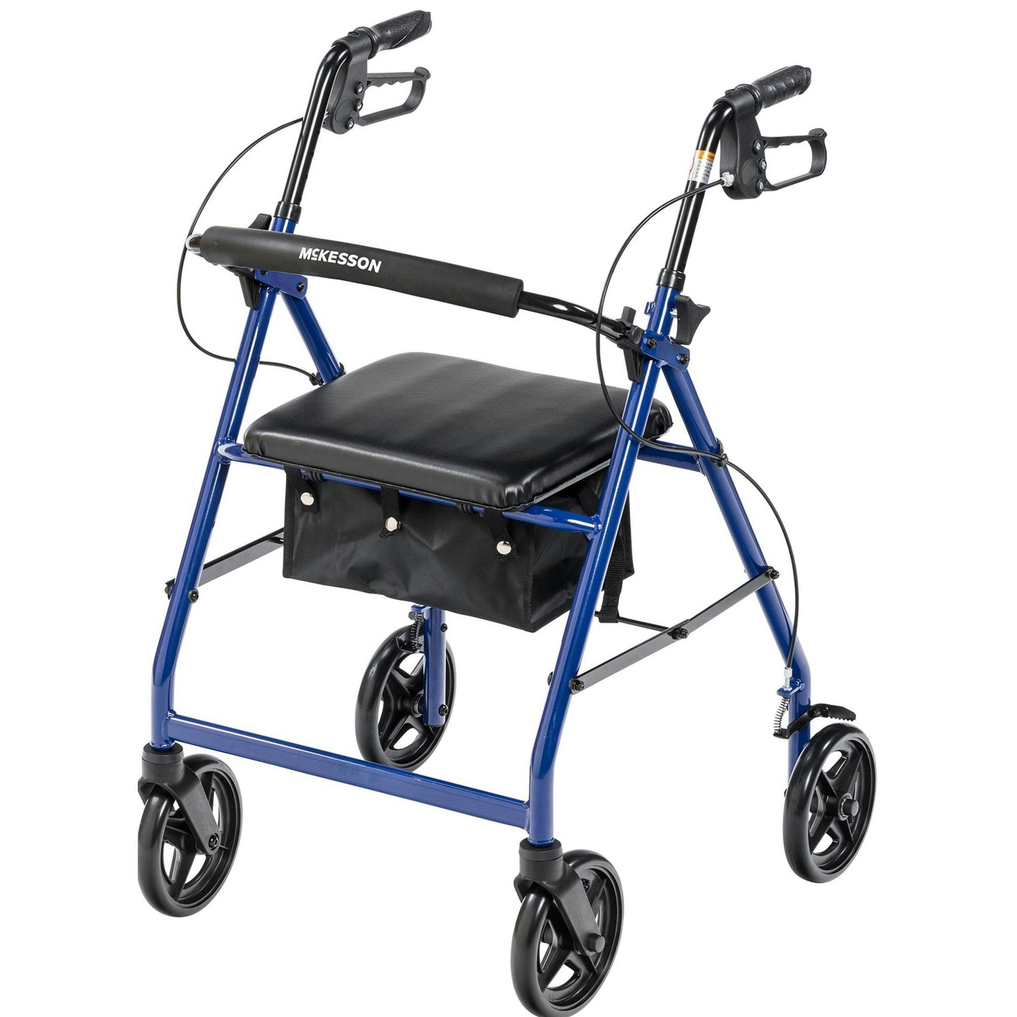 Mckesson Aluminum Adjustable Height 4 Wheel Rollator