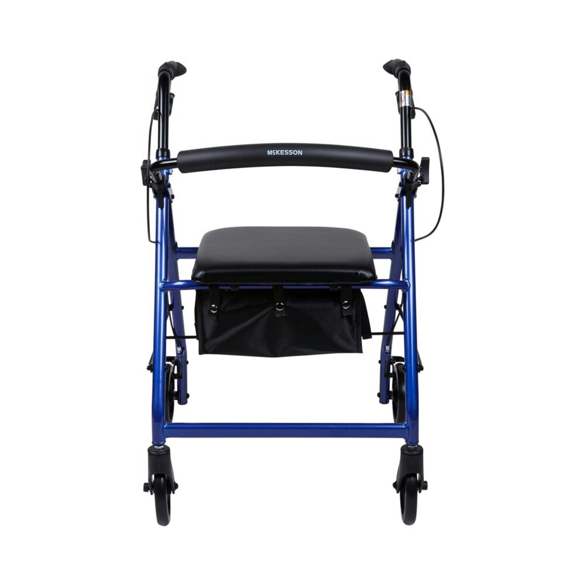 Mckesson Aluminum Adjustable Height 4 Wheel Rollator