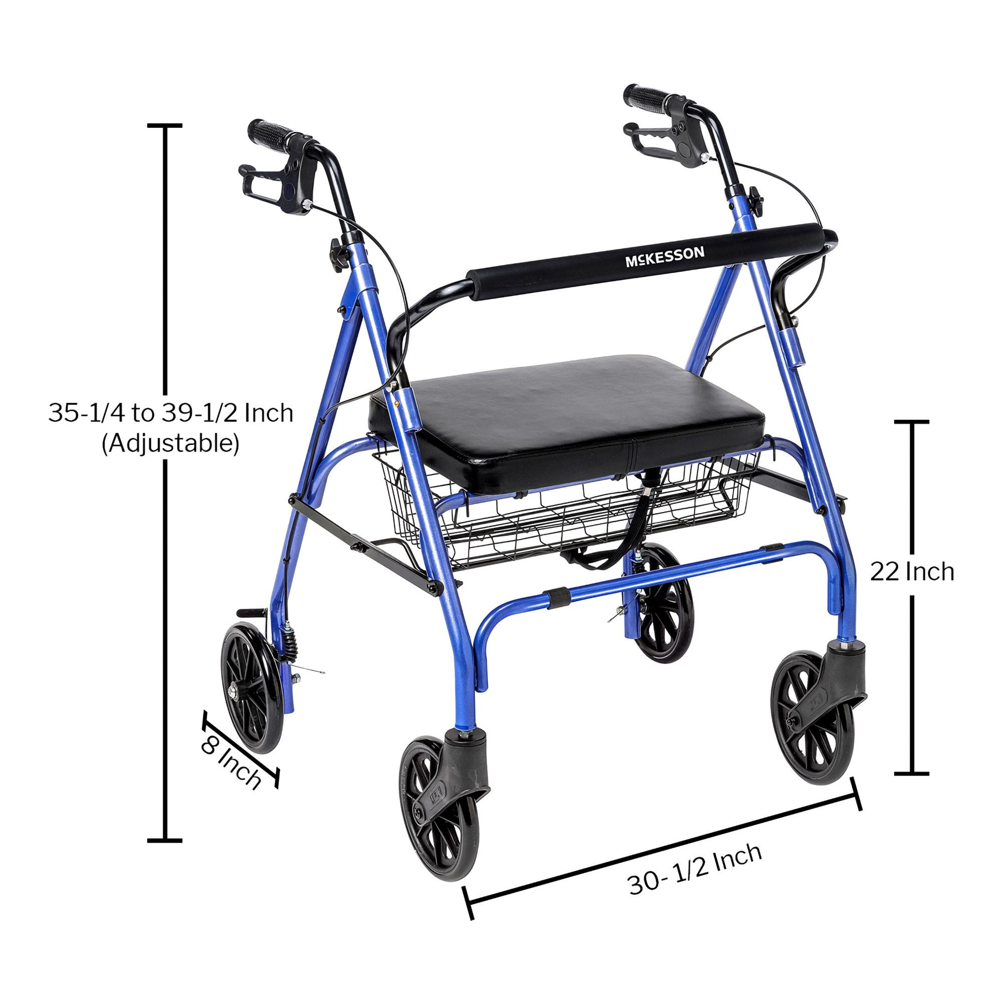 Mckesson Bariatric 4 Wheel Rollator