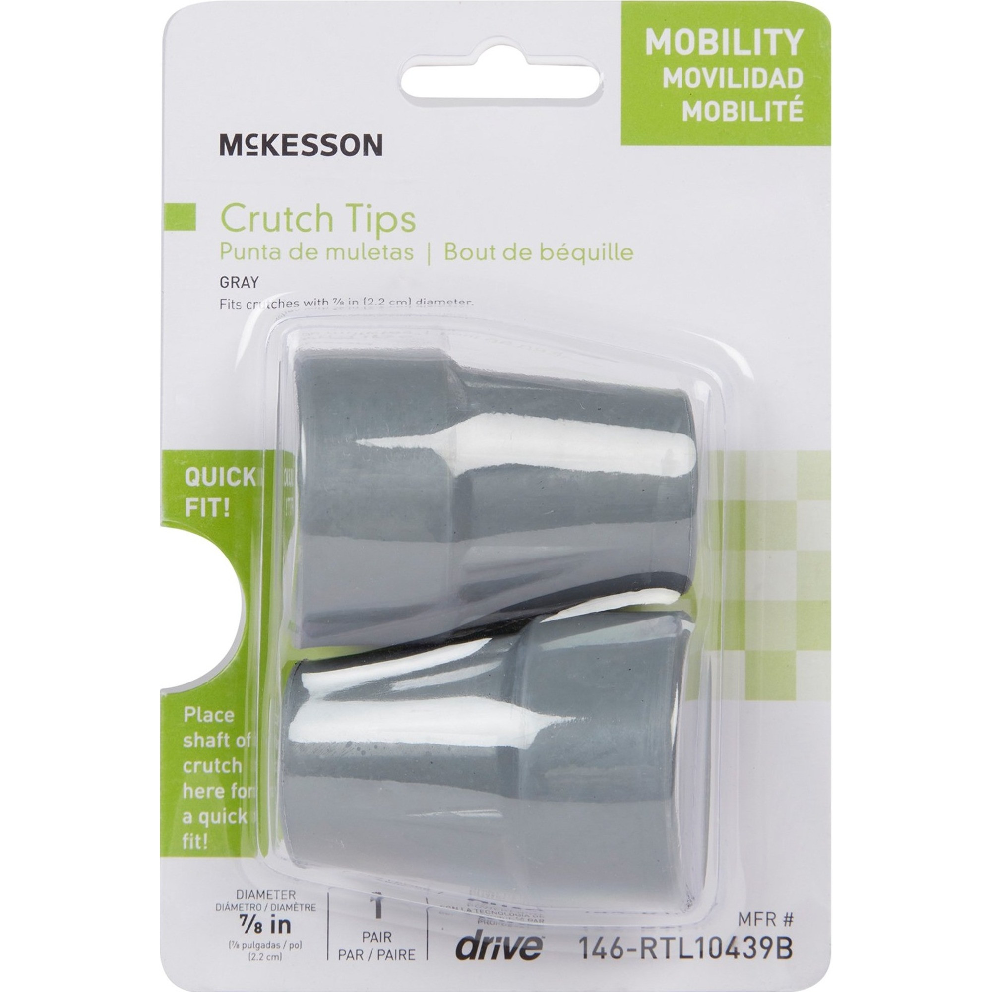 McKesson Crutch Tips