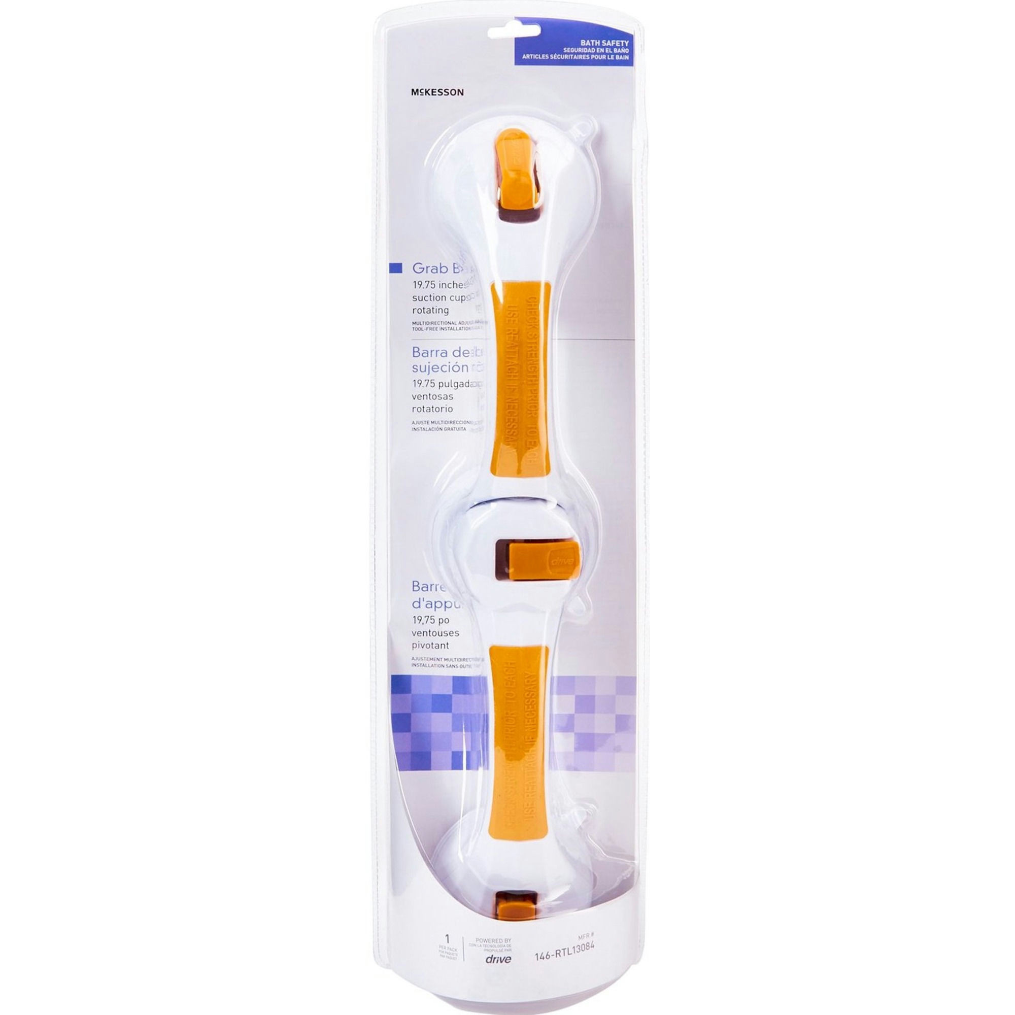 Mckesson Rotating Suction Cup Grab Bar