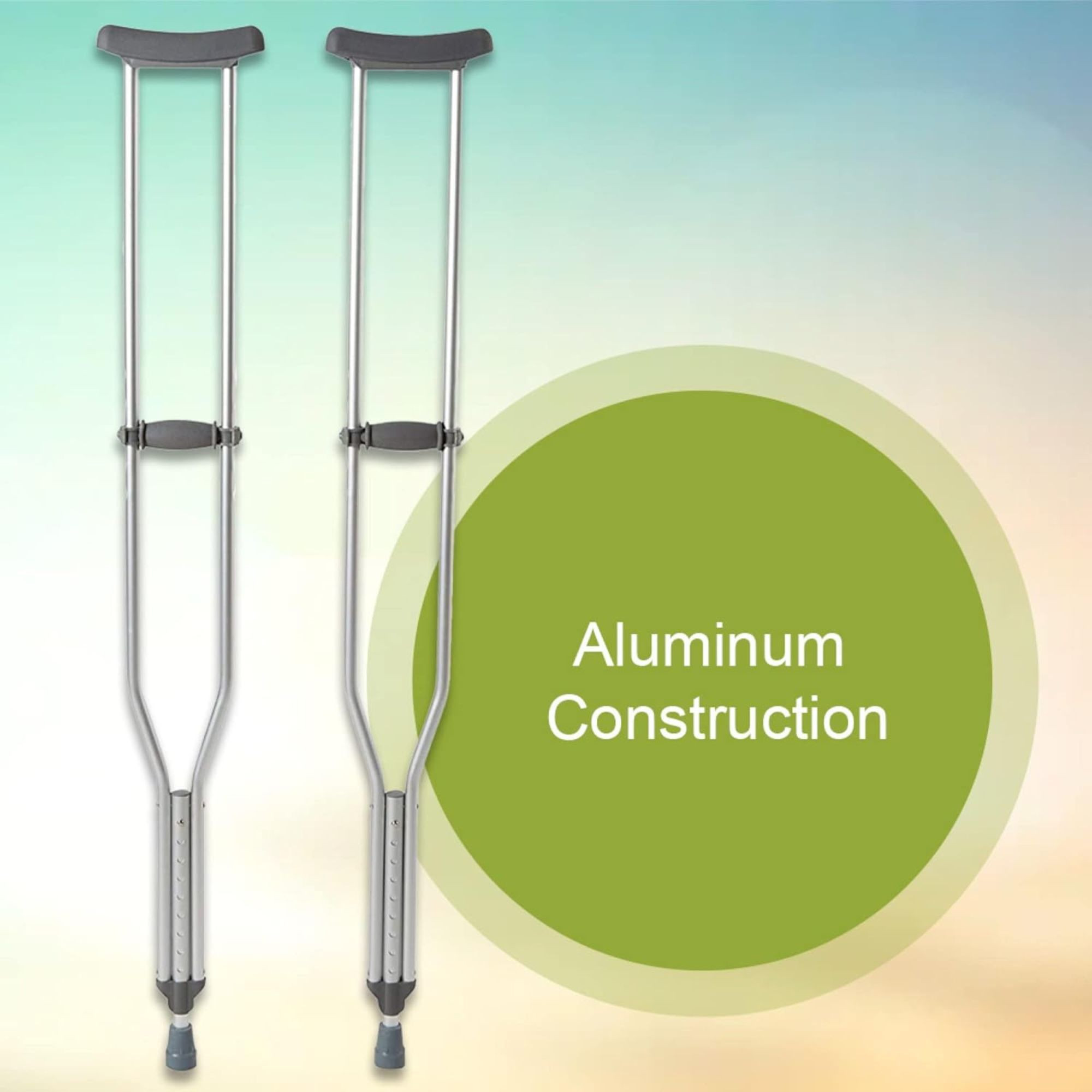 Mckesson Quick Adjust Aluminum Crutches
