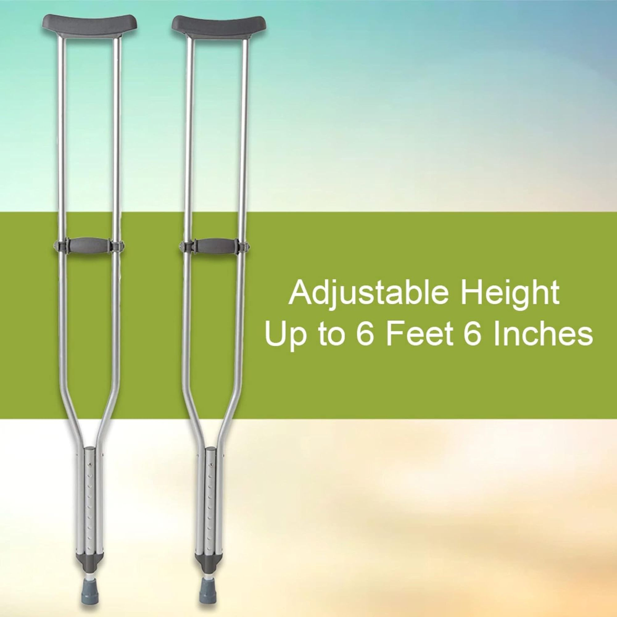 Mckesson Quick Adjust Aluminum Crutches