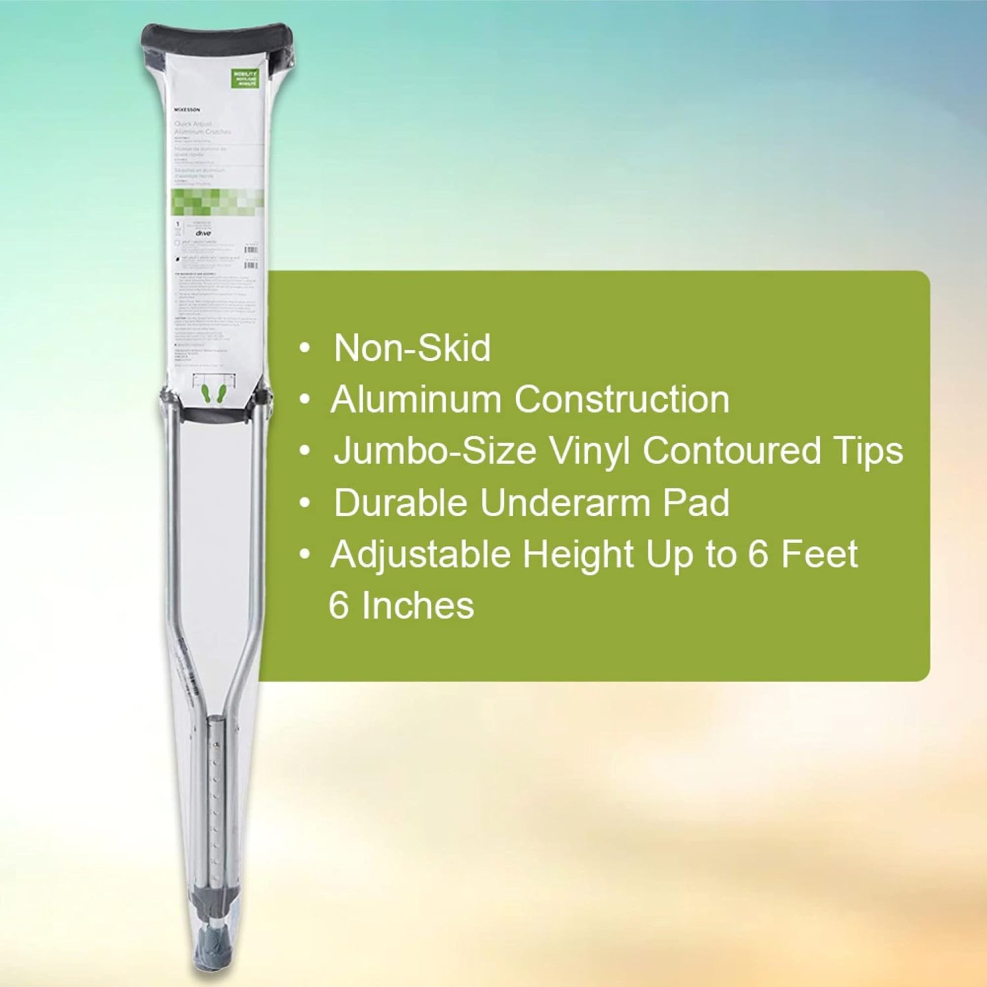 Mckesson Quick Adjust Aluminum Crutches