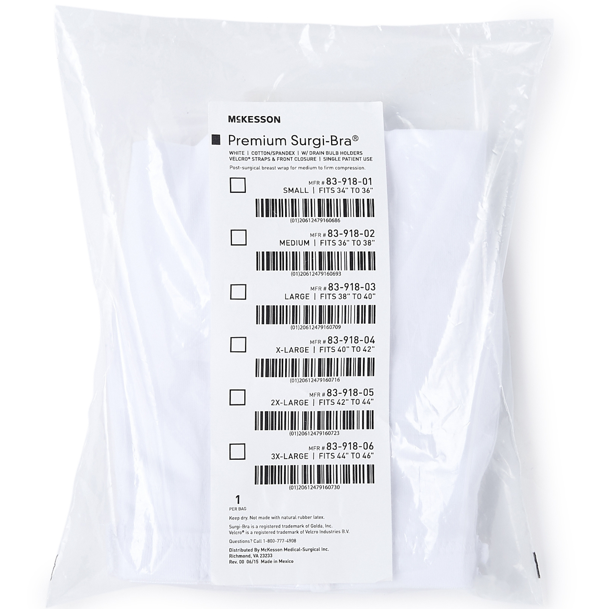 McKesson Premium Surgi-Bra