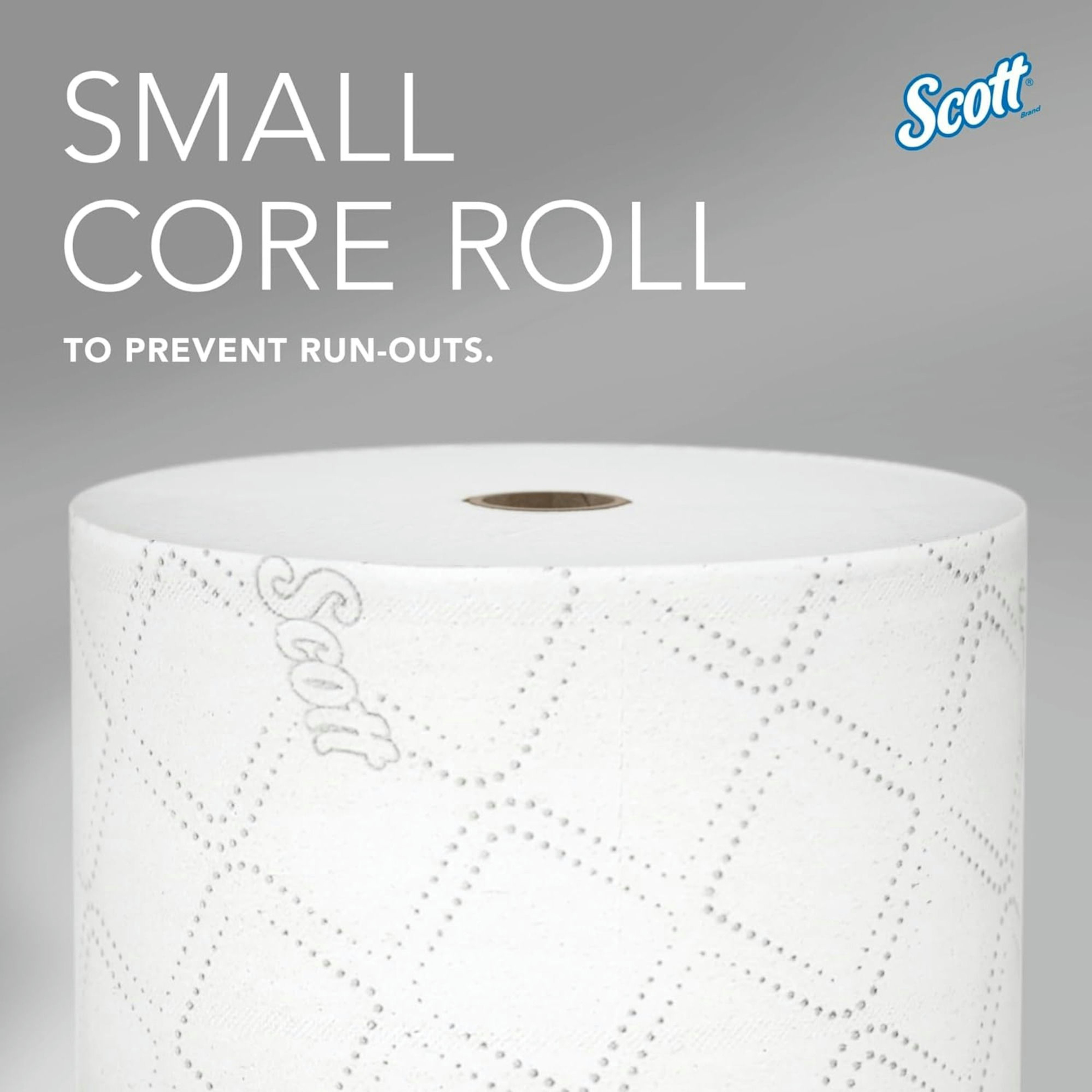 Scott Pro Small Core High-Capacity Standard Roll Toilet Paper