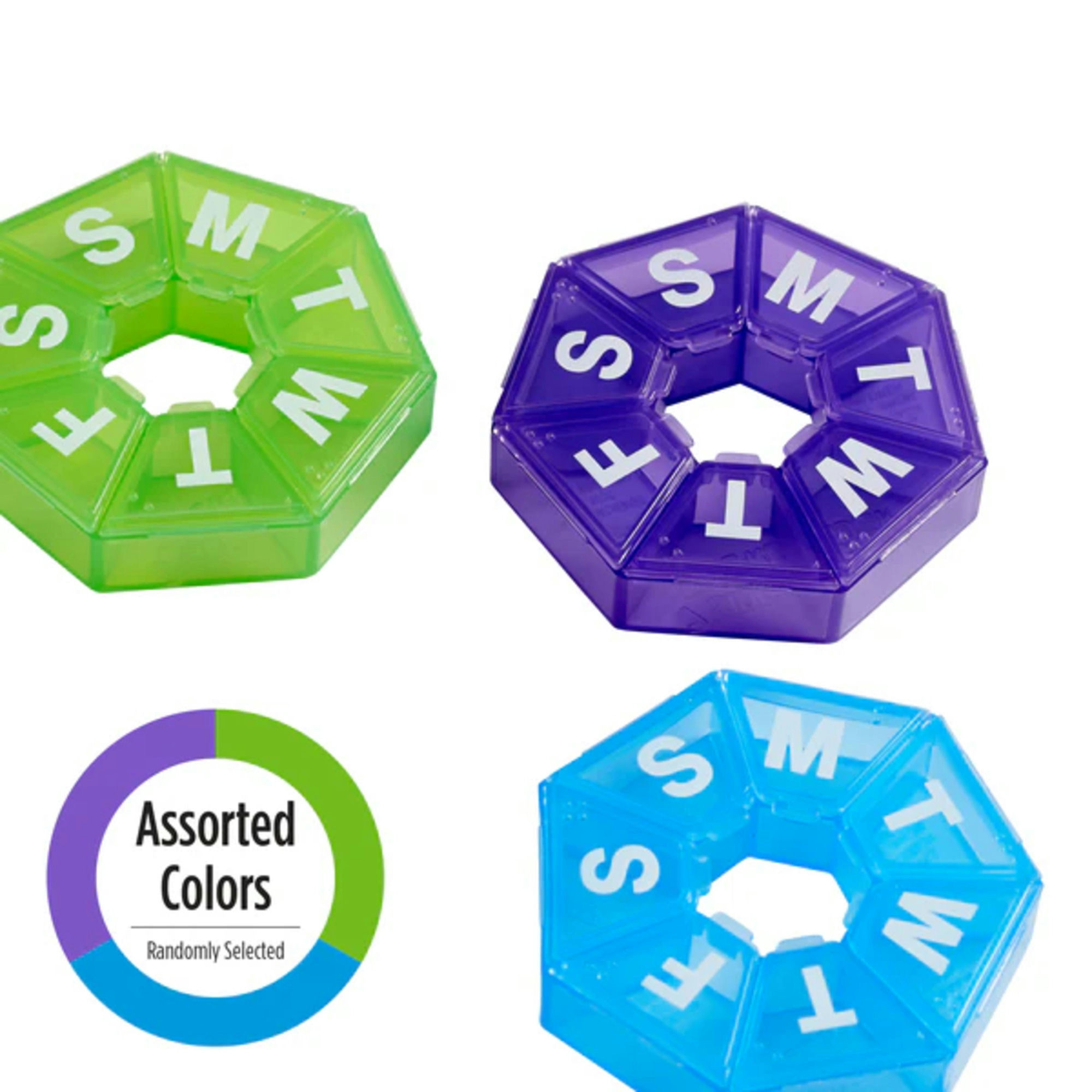 Ezy Dose 7-Day 7-Sided Pill Reminder