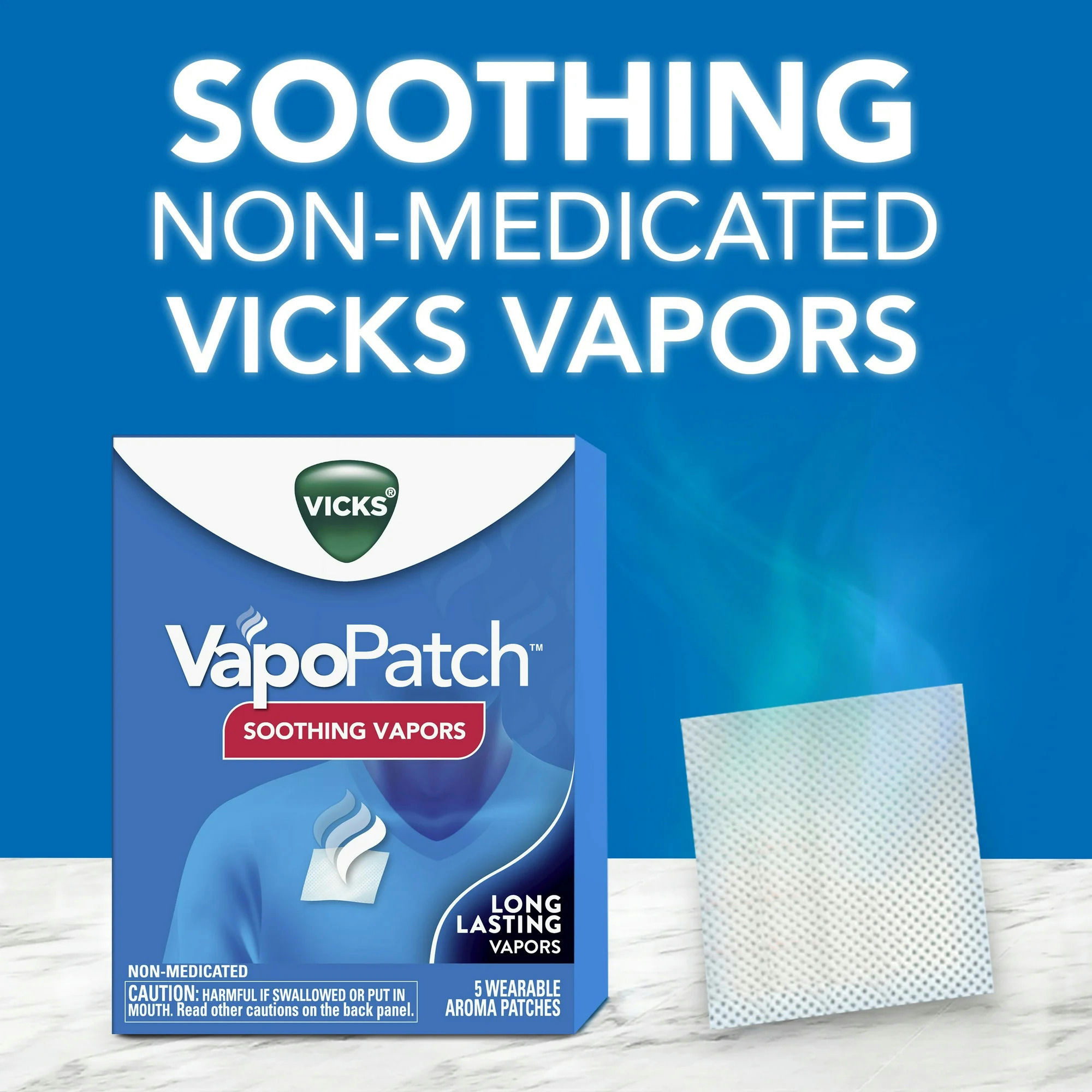 Vicks VapoPatch Soothing Vapors Wearable Aroma Patches
