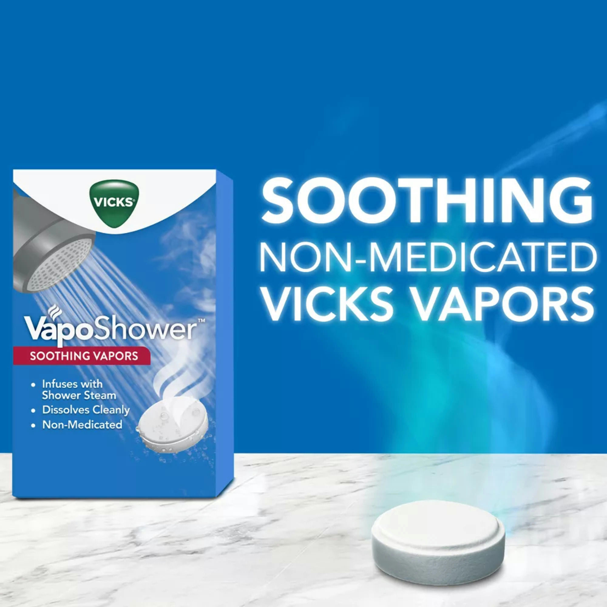 Vicks VapoShower Soothing Vapors Shower Tablets