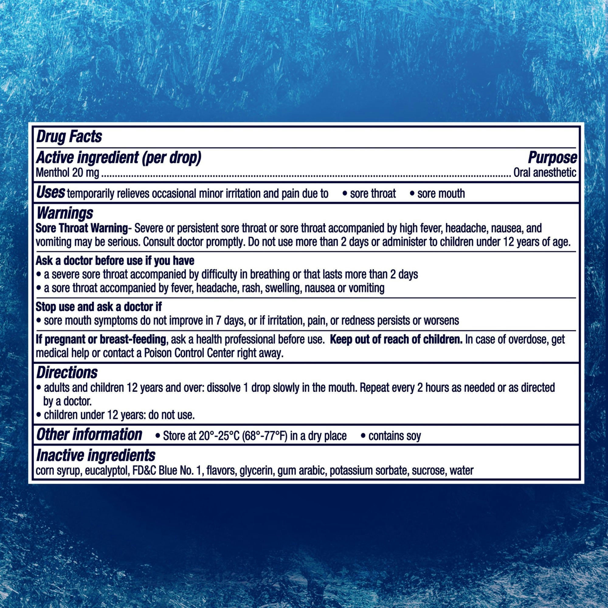 Vicks VapoCool Severe Max Strength Medicated Drops