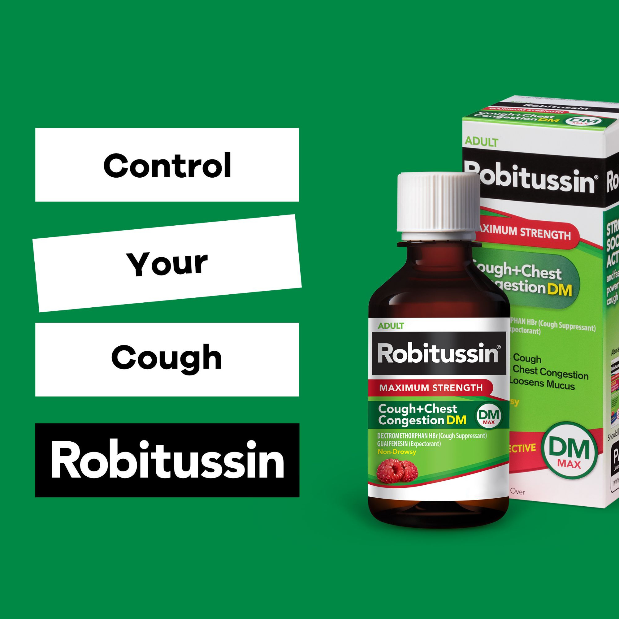 Robitussin Maximum Strength Cough + Chest Congestion DM Max Cough Relief