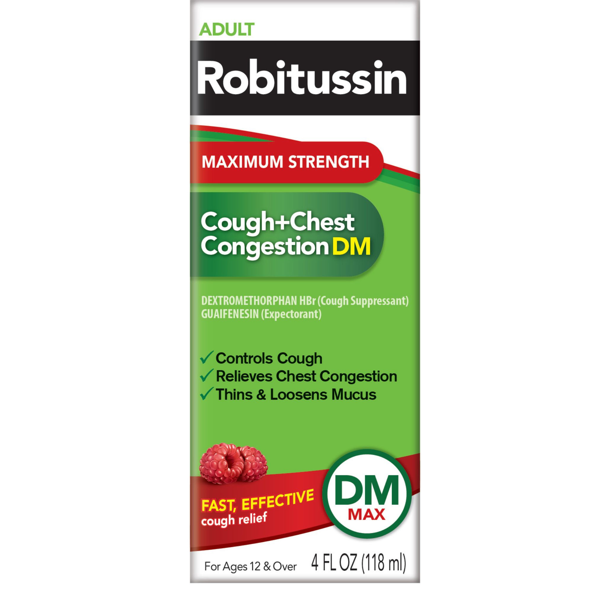 Robitussin Maximum Strength Cough + Chest Congestion DM Max Cough Relief