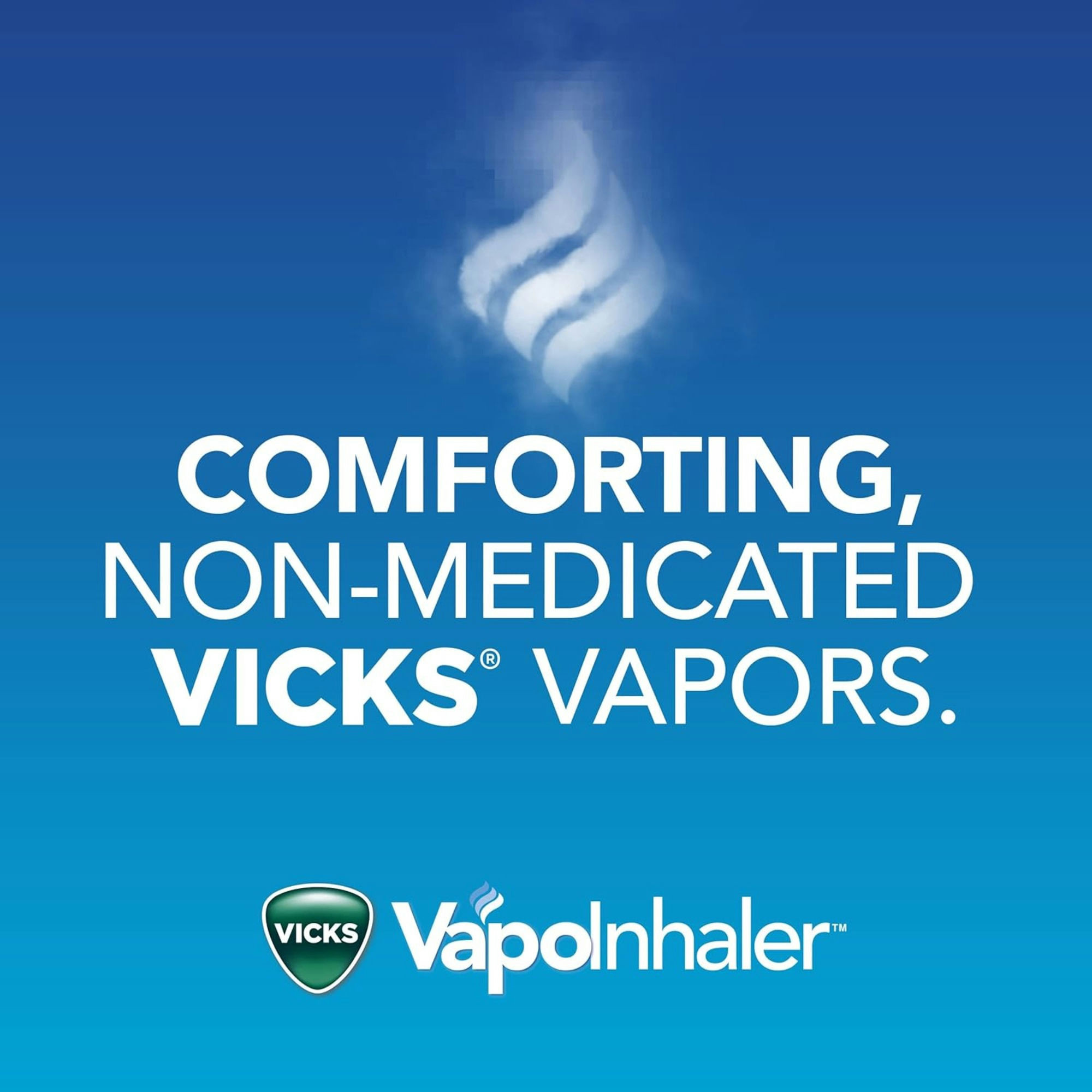 Vicks VapoInhaler Non-Medicated with Refreshing Vicks Vapors Scented Stick