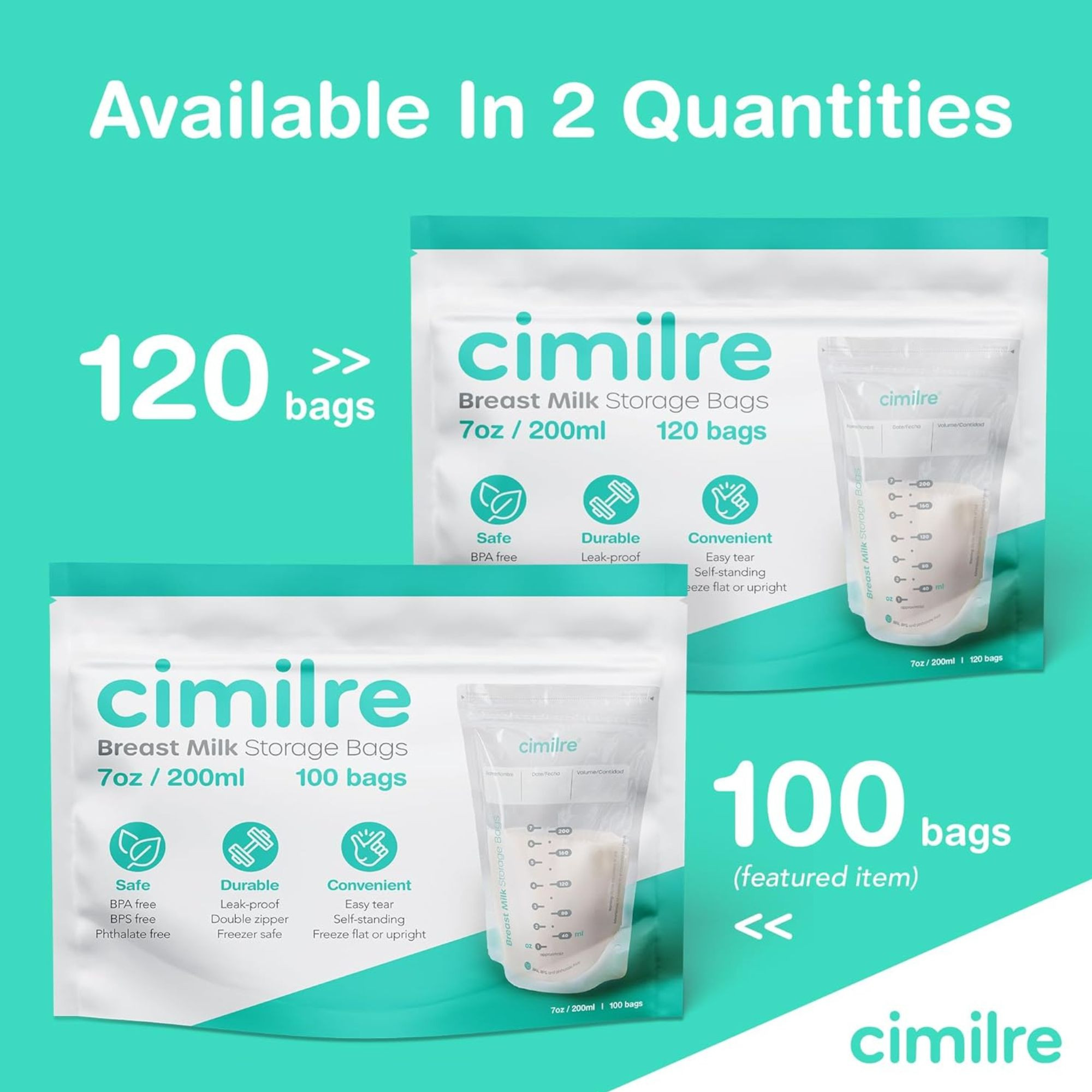 Cimilre Breast Milk Storage Bags