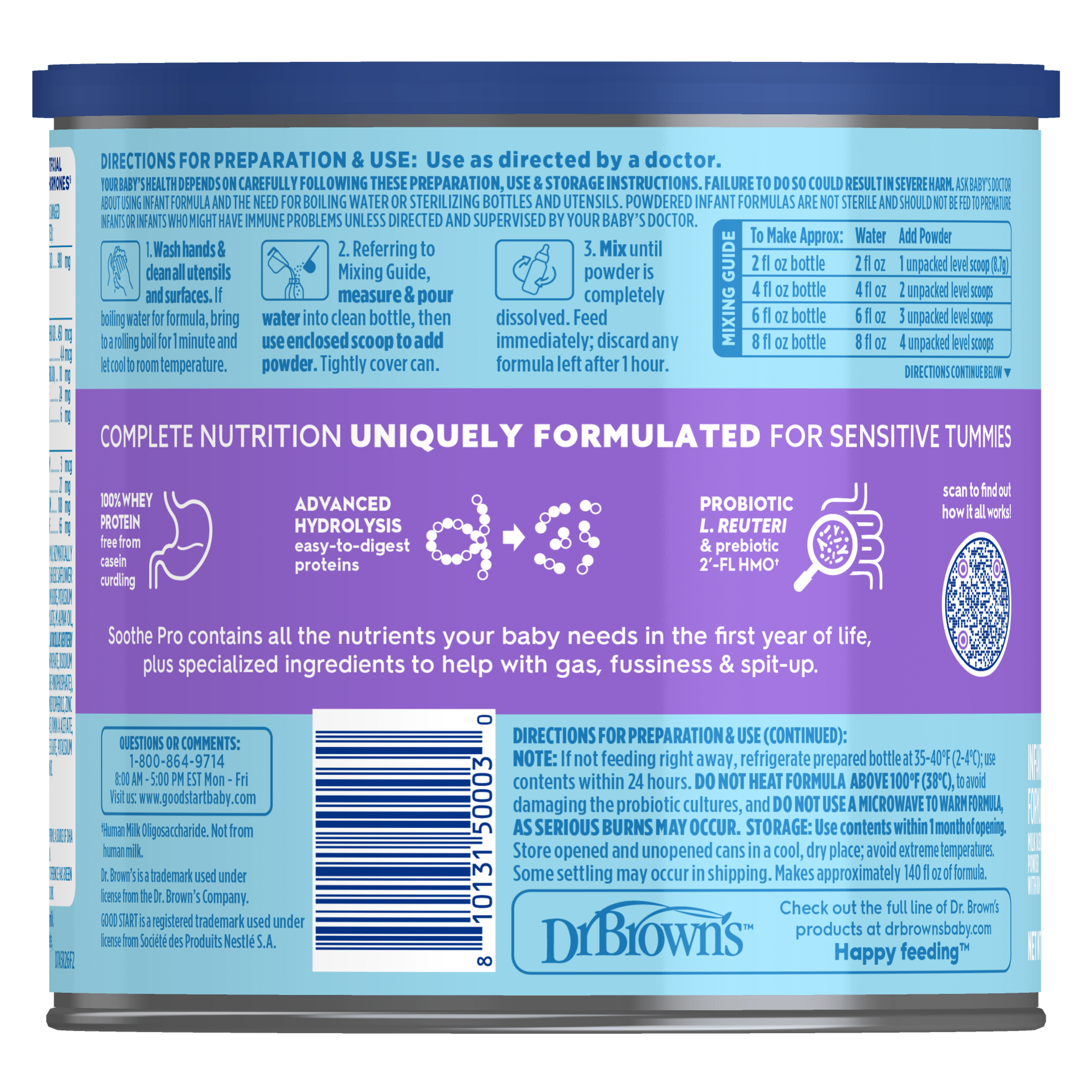 Dr. Brown's Good Start Soothe Pro Infant Formula Powder