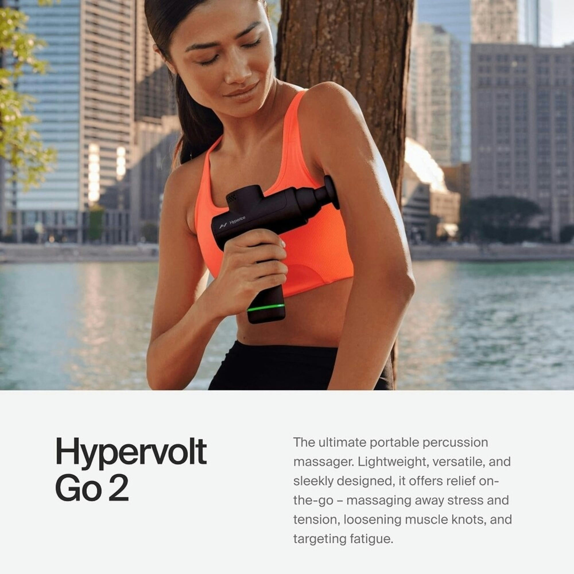 Hyperice Hypervolt Go 2 Portable Percussion Massager