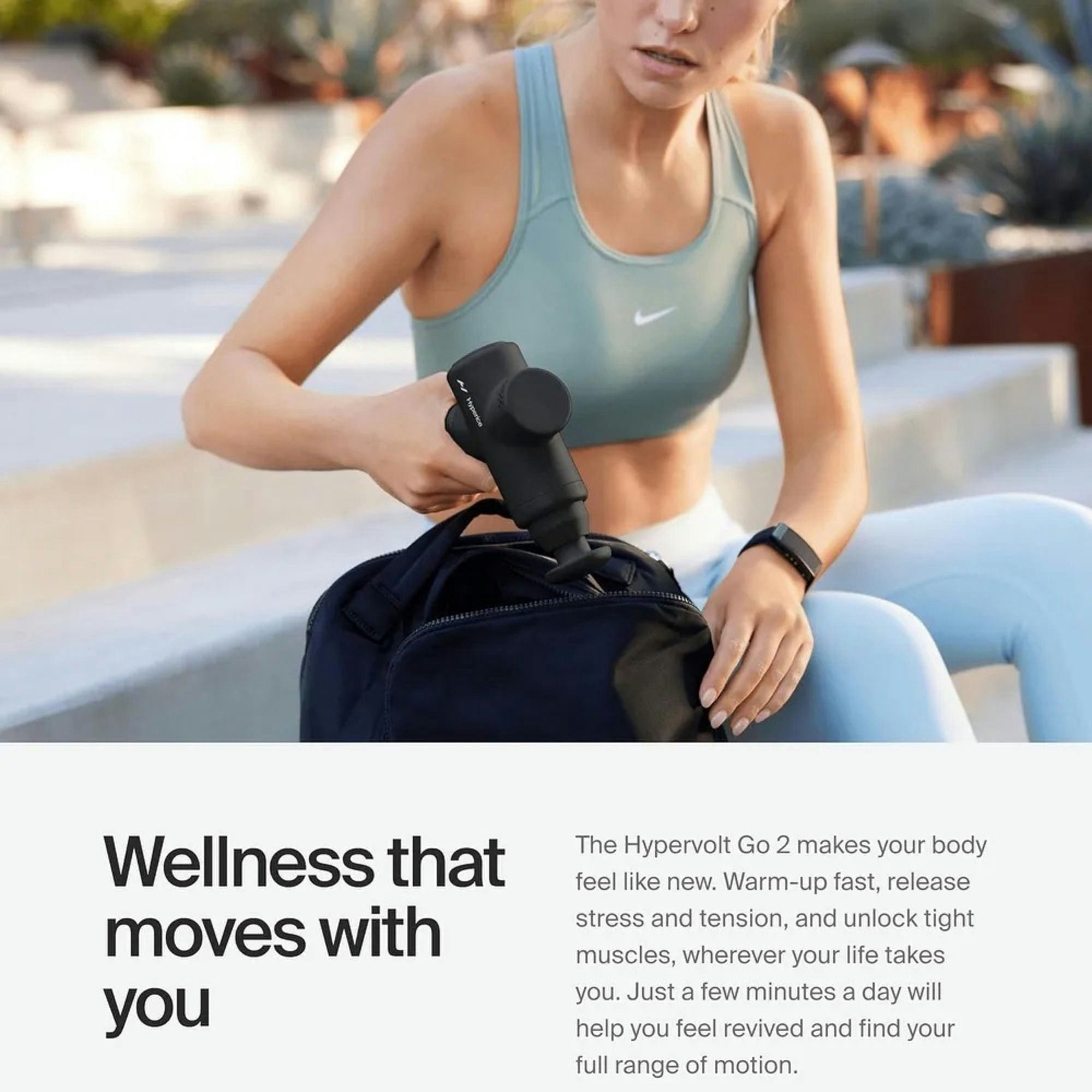 Hyperice Hypervolt Go 2 Portable Percussion Massager